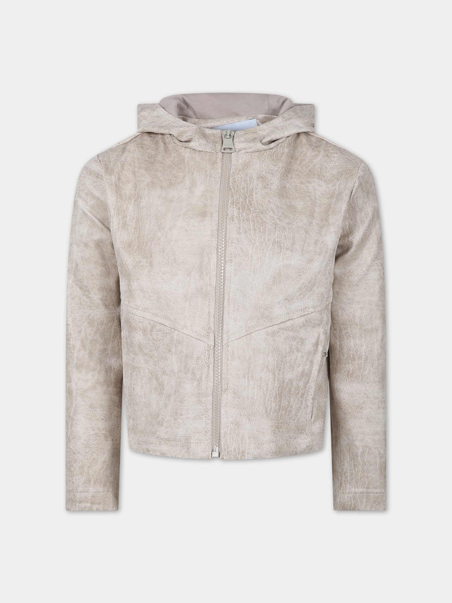 Giubbotto beige per bambino,Msgm Kids,S4MSJBJK215 013