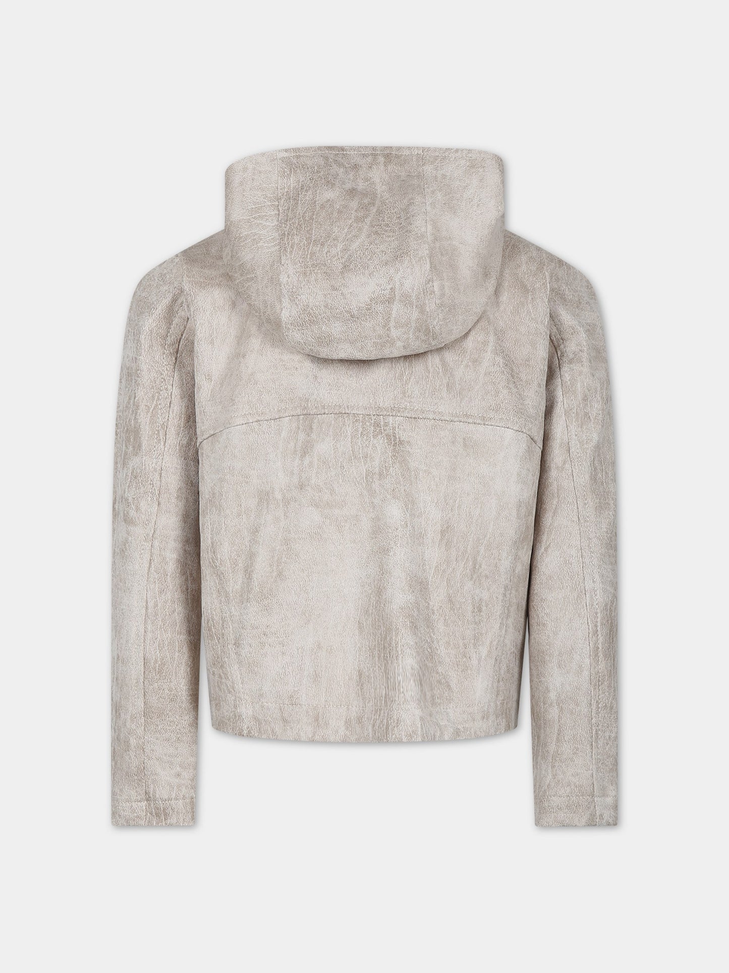 Giubbotto beige per bambino,Msgm Kids,S4MSJBJK215 013