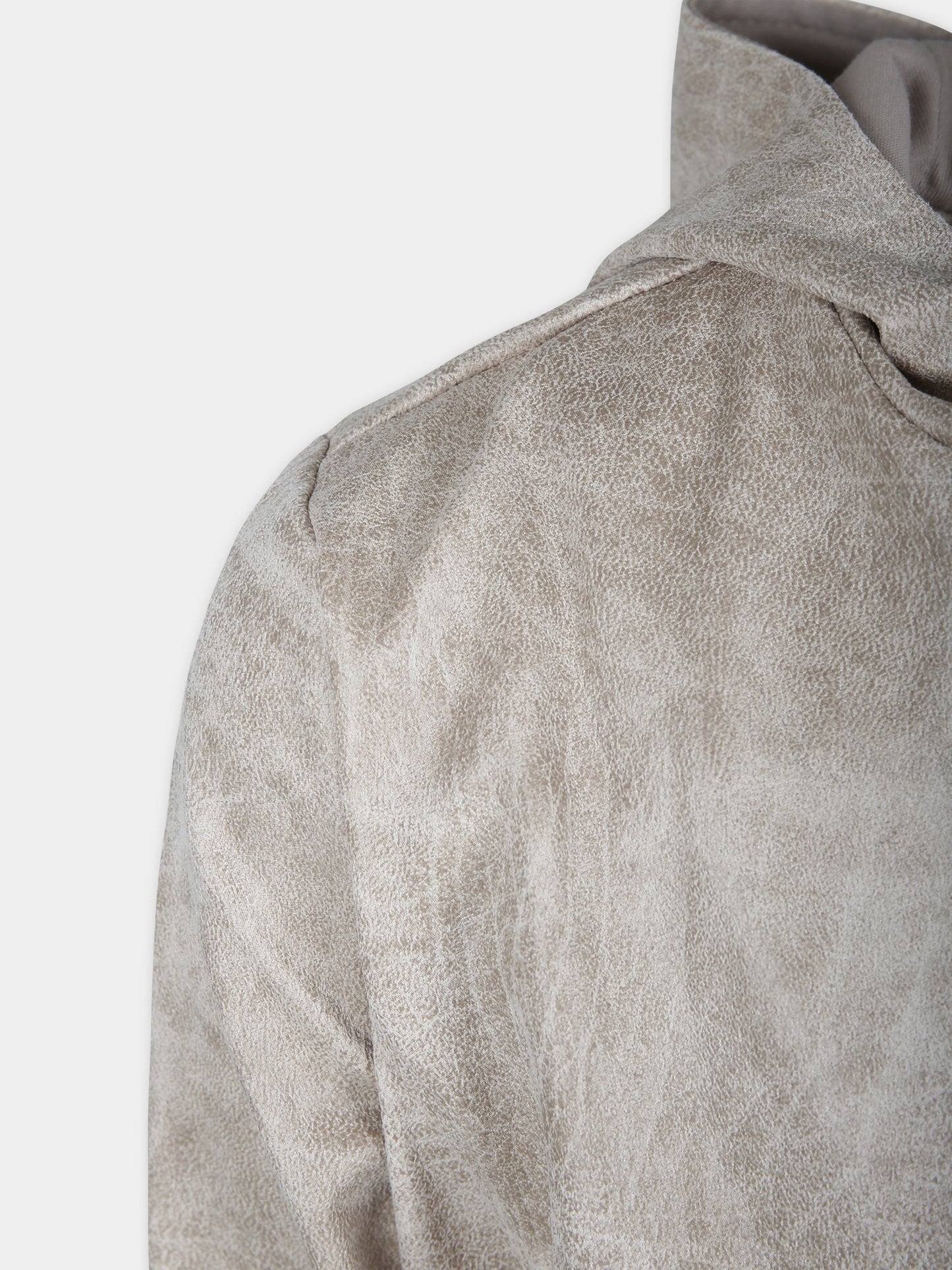 Giubbotto beige per bambino,Msgm Kids,S4MSJBJK215 013