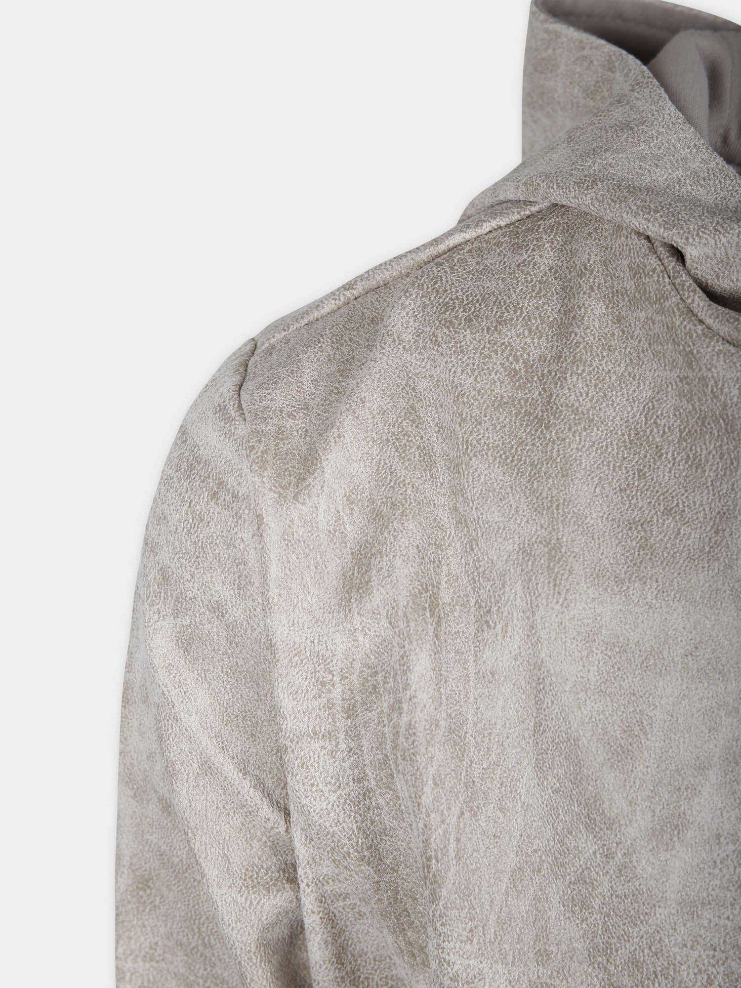 Giubbotto beige per bambino,Msgm Kids,S4MSJBJK215 013