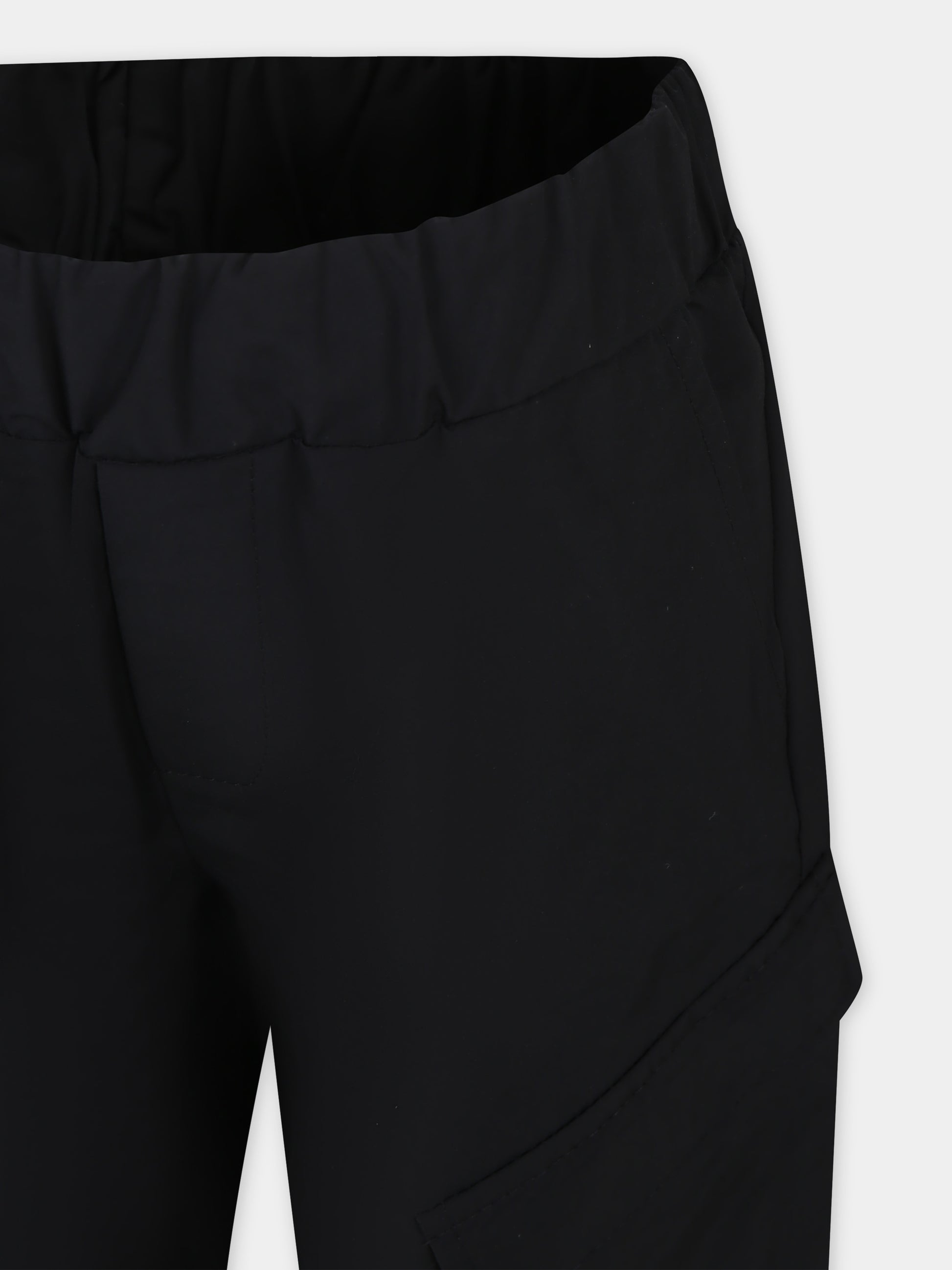 Pantaloni casual neri per bambino,Msgm Kids,S4MSJBPA219 110