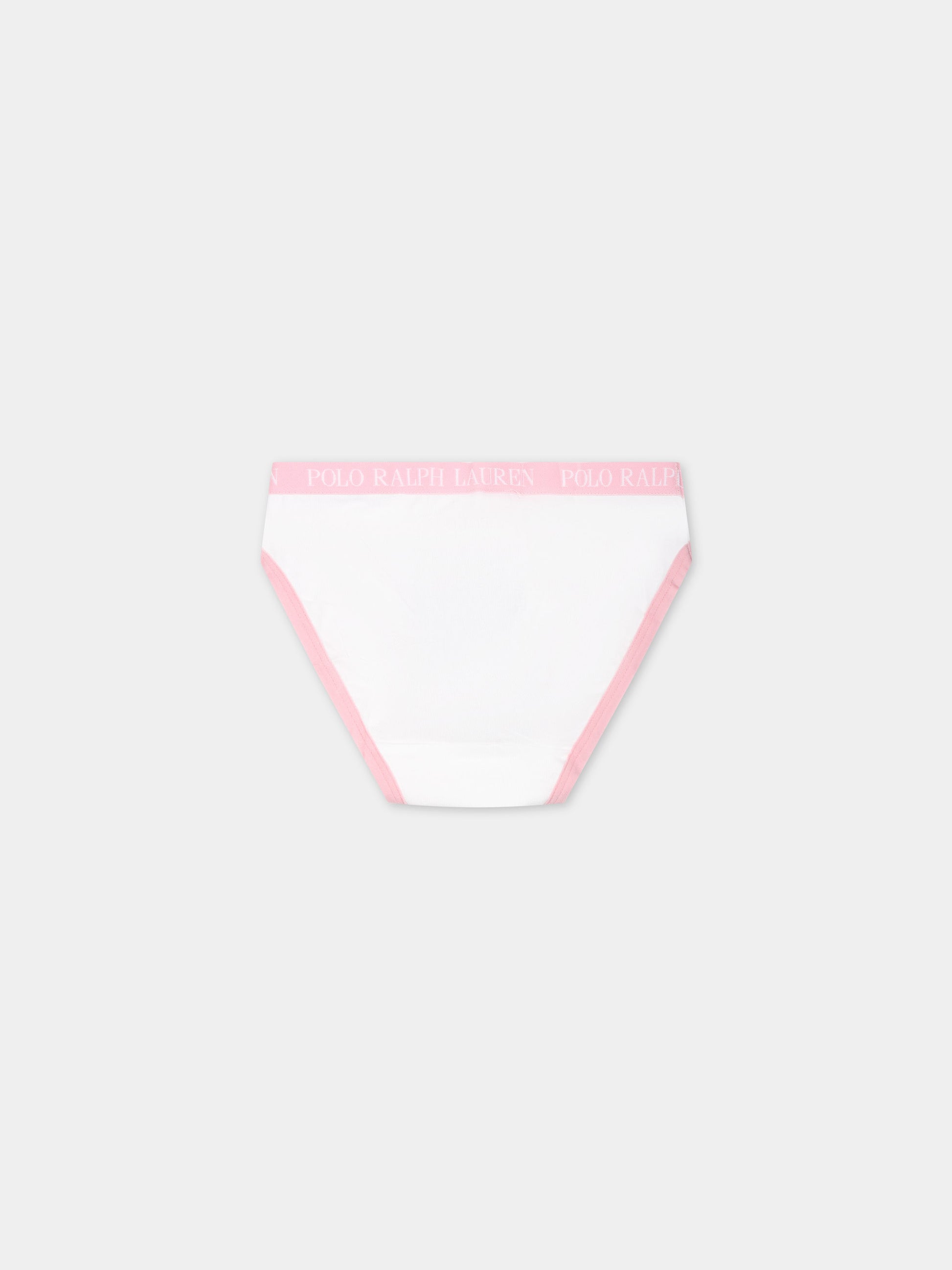 Set rosa per bambina con logo,Ralph Lauren Kids,24SMRL4P5003 ADG