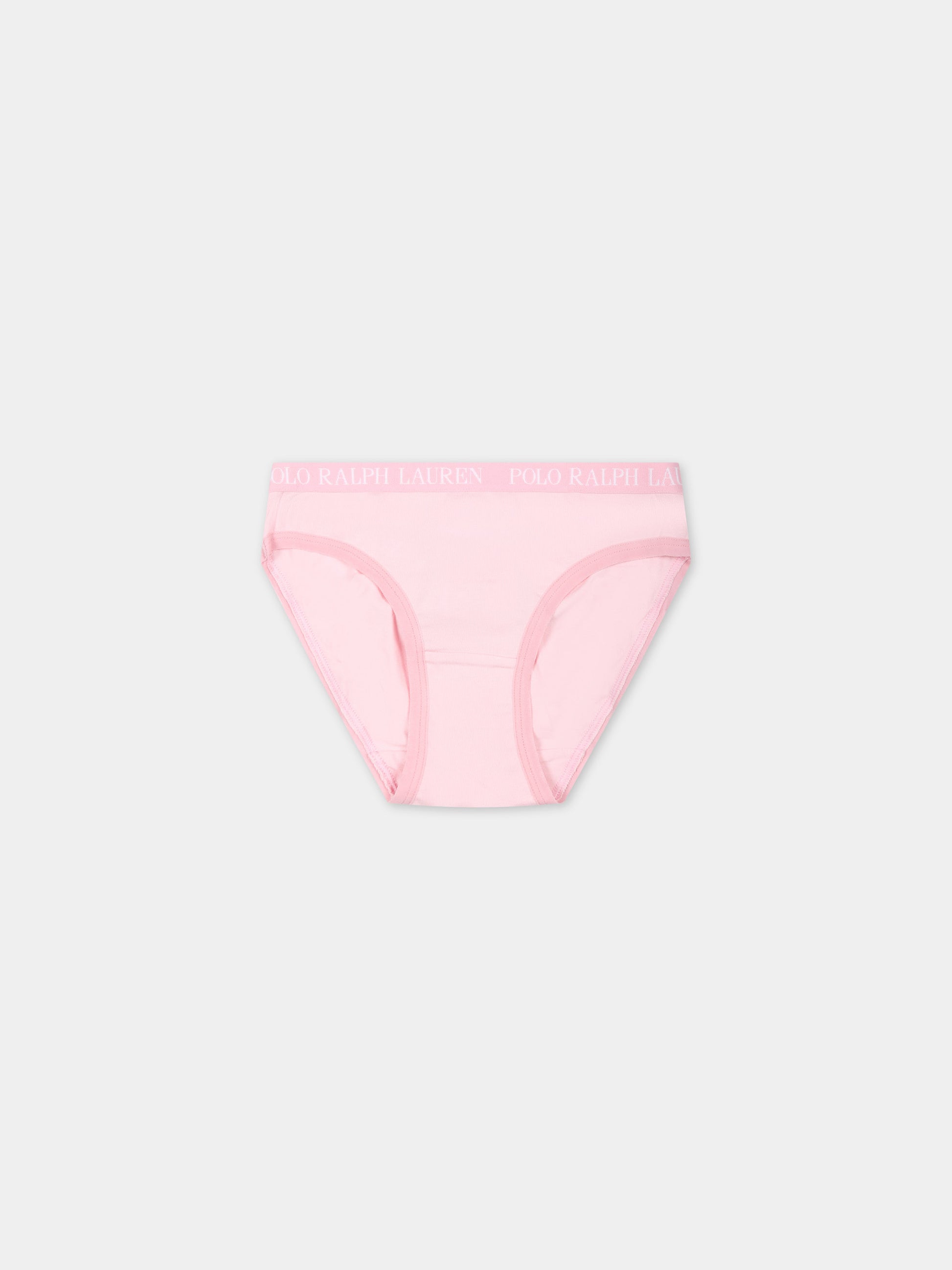 Set rosa per bambina con logo,Ralph Lauren Kids,24SMRL4P5003 ADG