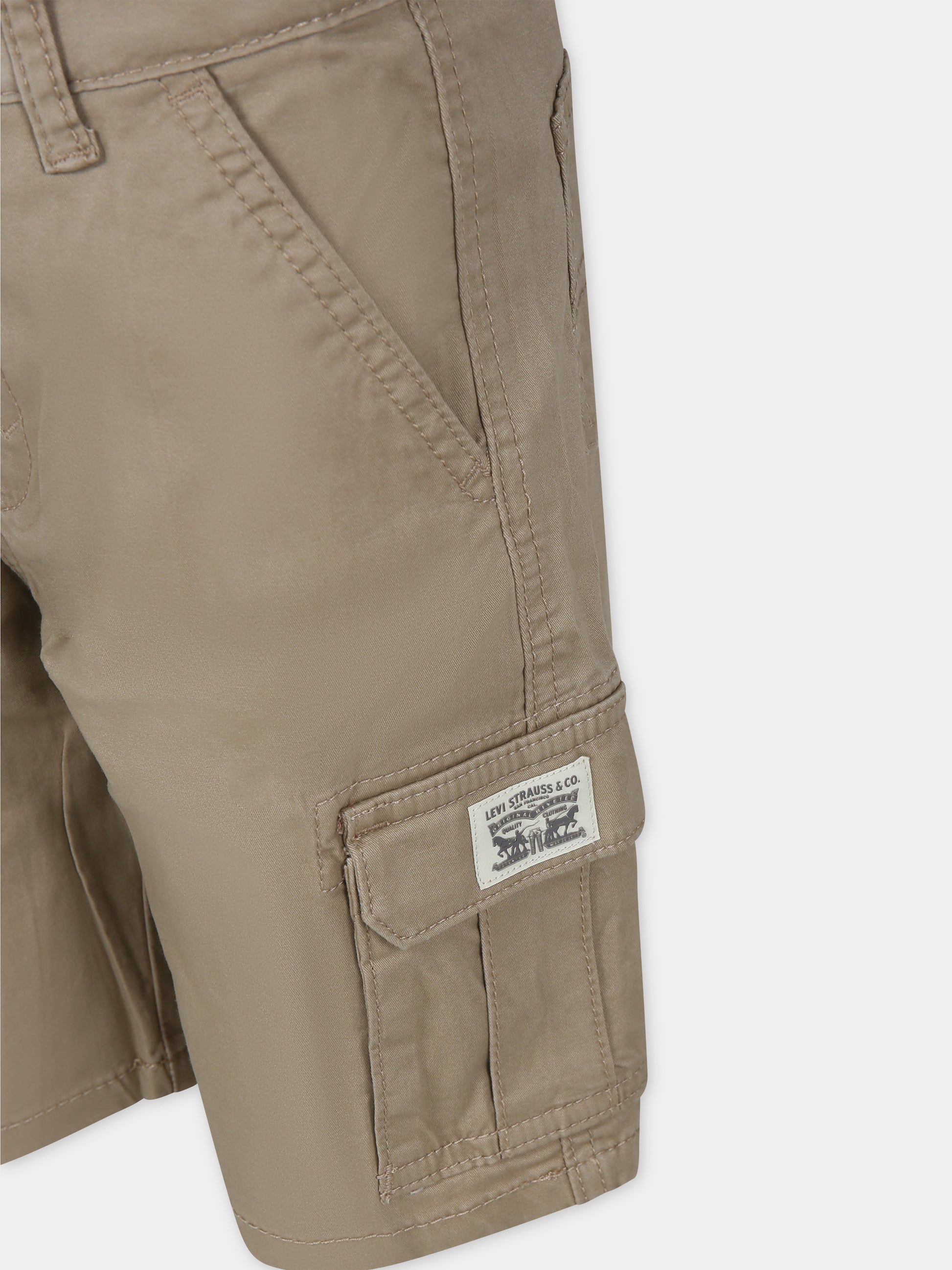 Shorts casual marrone per bambino,Levi's Kids,24SMLK9EK797 Y16