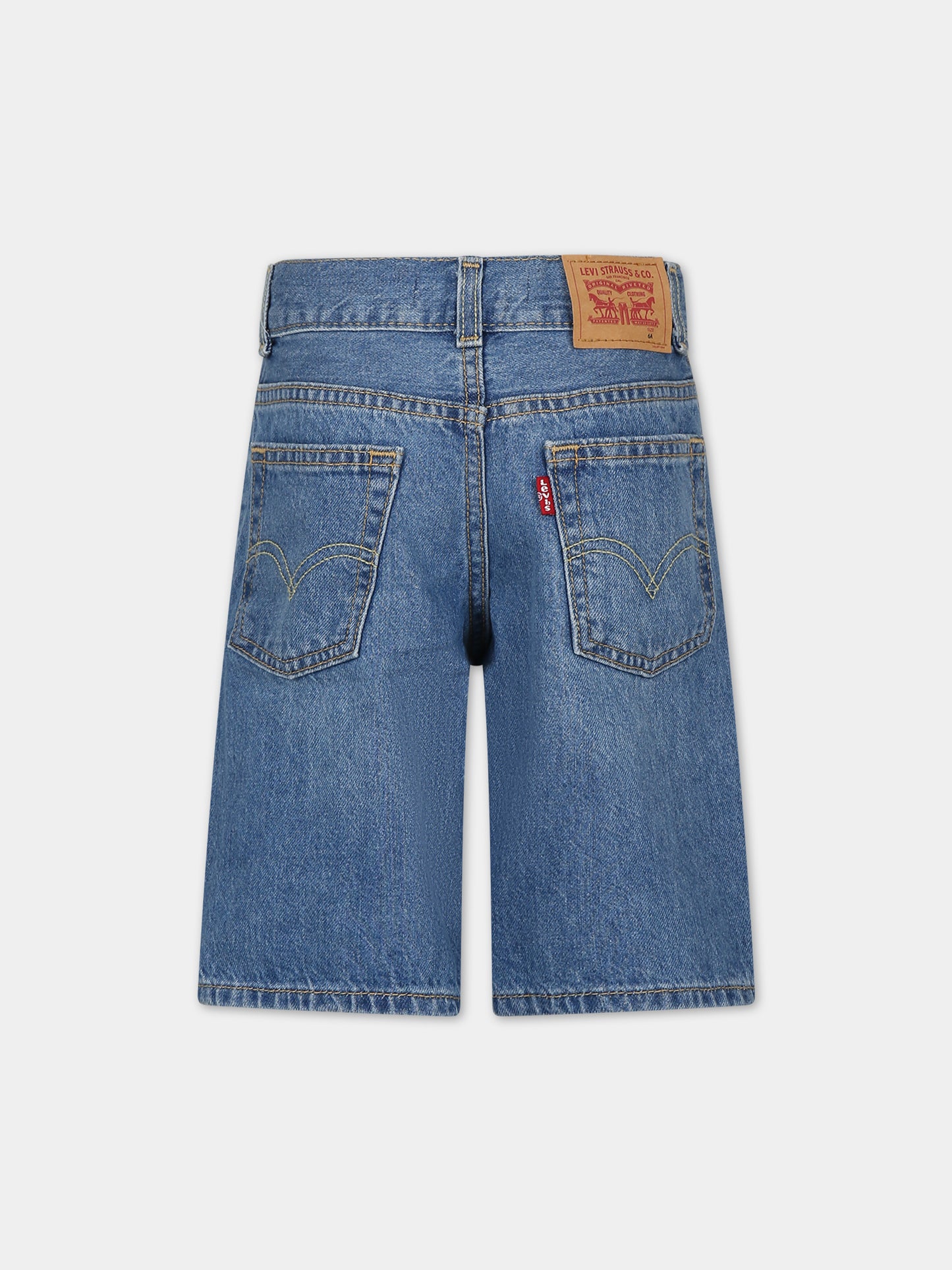 Shorts casual in denim Skate per bambino,Levi's Kids,24SMLK8EK844 MA0