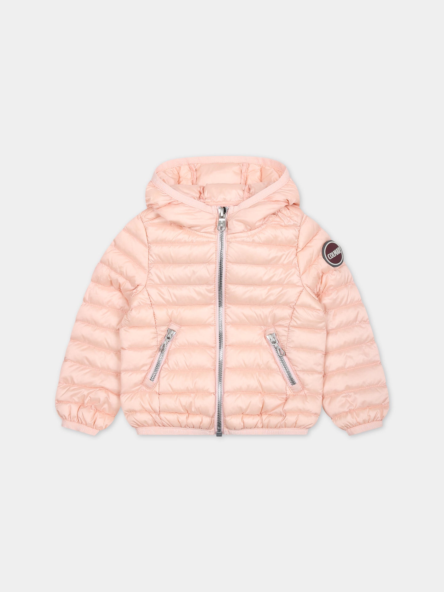 Piumino rosa per neonata con logo,Colmar Originals Kids,3490N 9VX 652