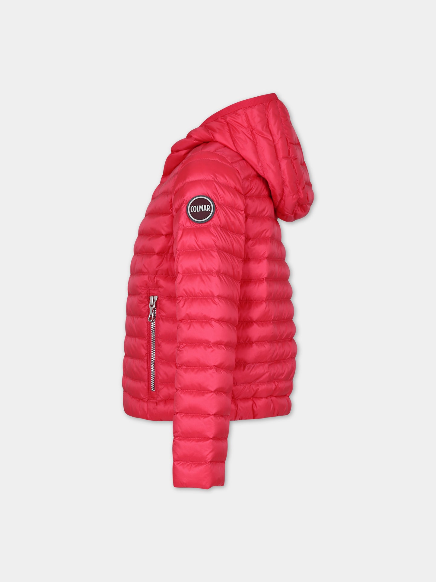 Piumino fuchsia per bambina con logo,Colmar Originals Kids,3478A 9VX 650