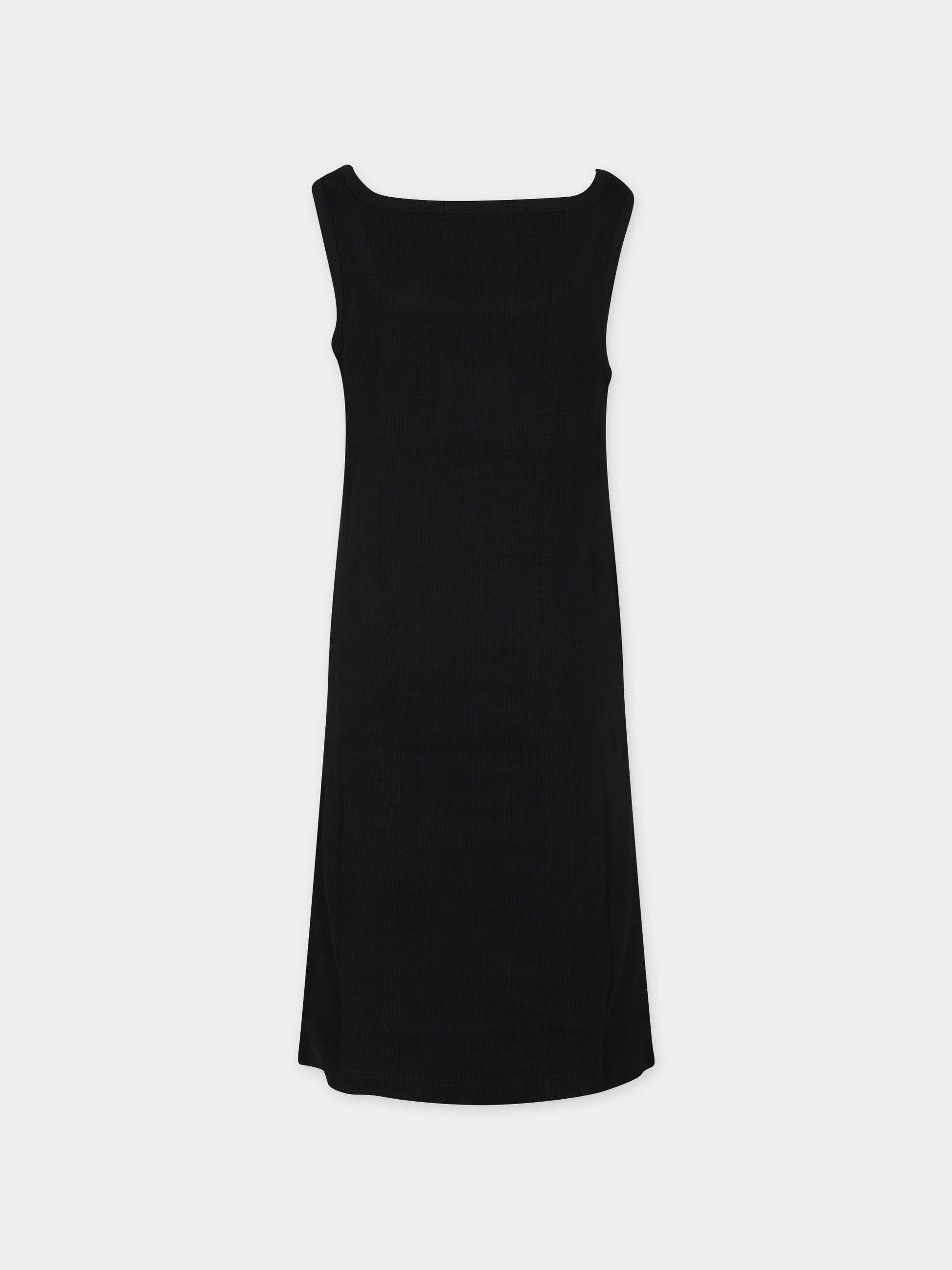 Vestito nero per bambina con logo,Calvin Klein Kids,24SMCKIG0IG02471T BEH