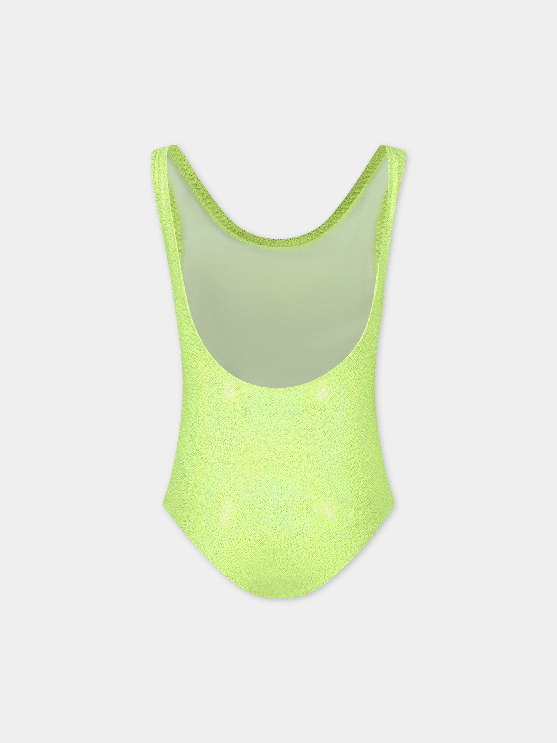 Costume intero giallo per bambina,Balmain Kids,BUCA3D J0417 290