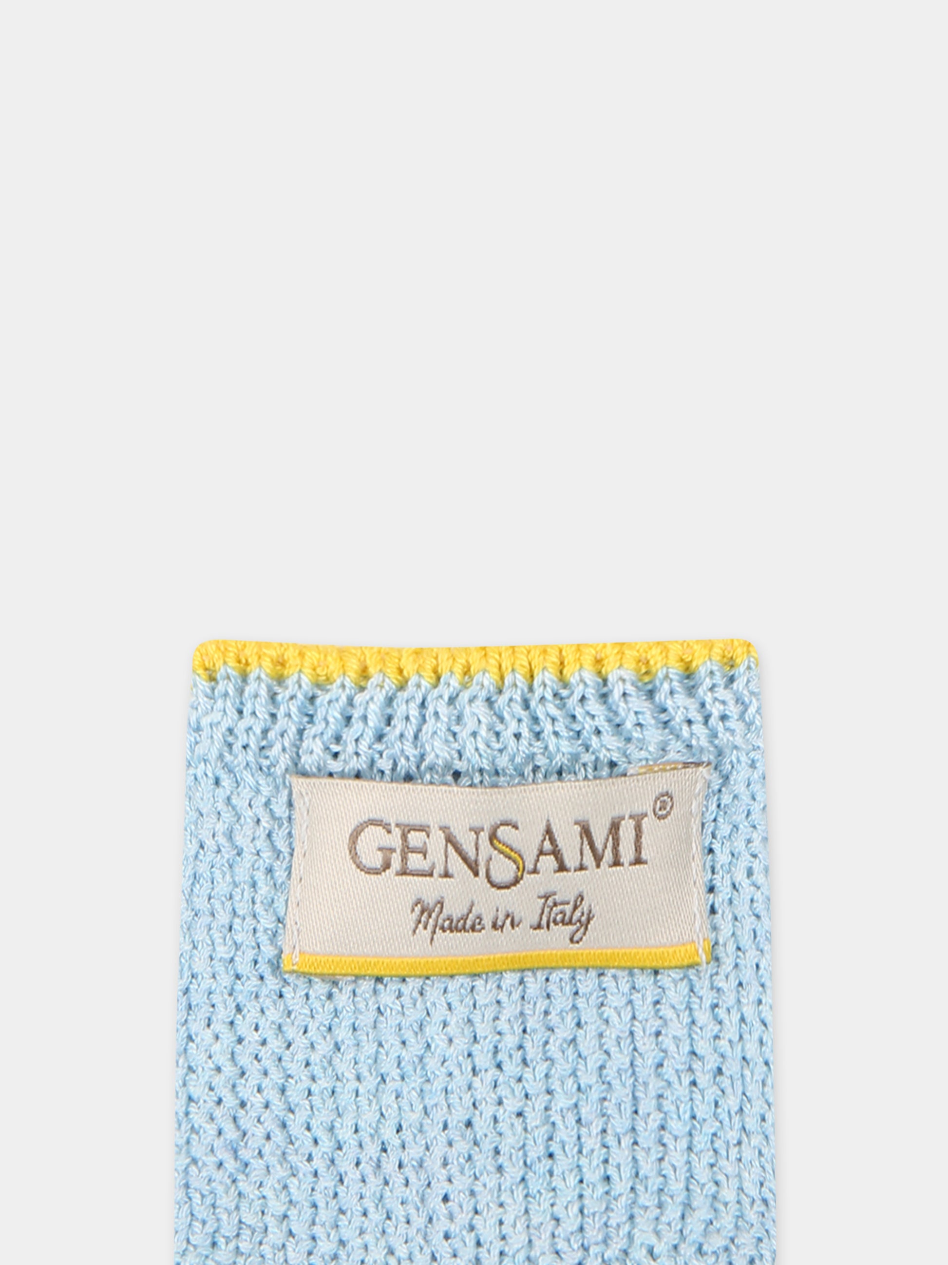 Set celeste per neonato con logo,Gensami,BOX01 B ALP BLUE SKY