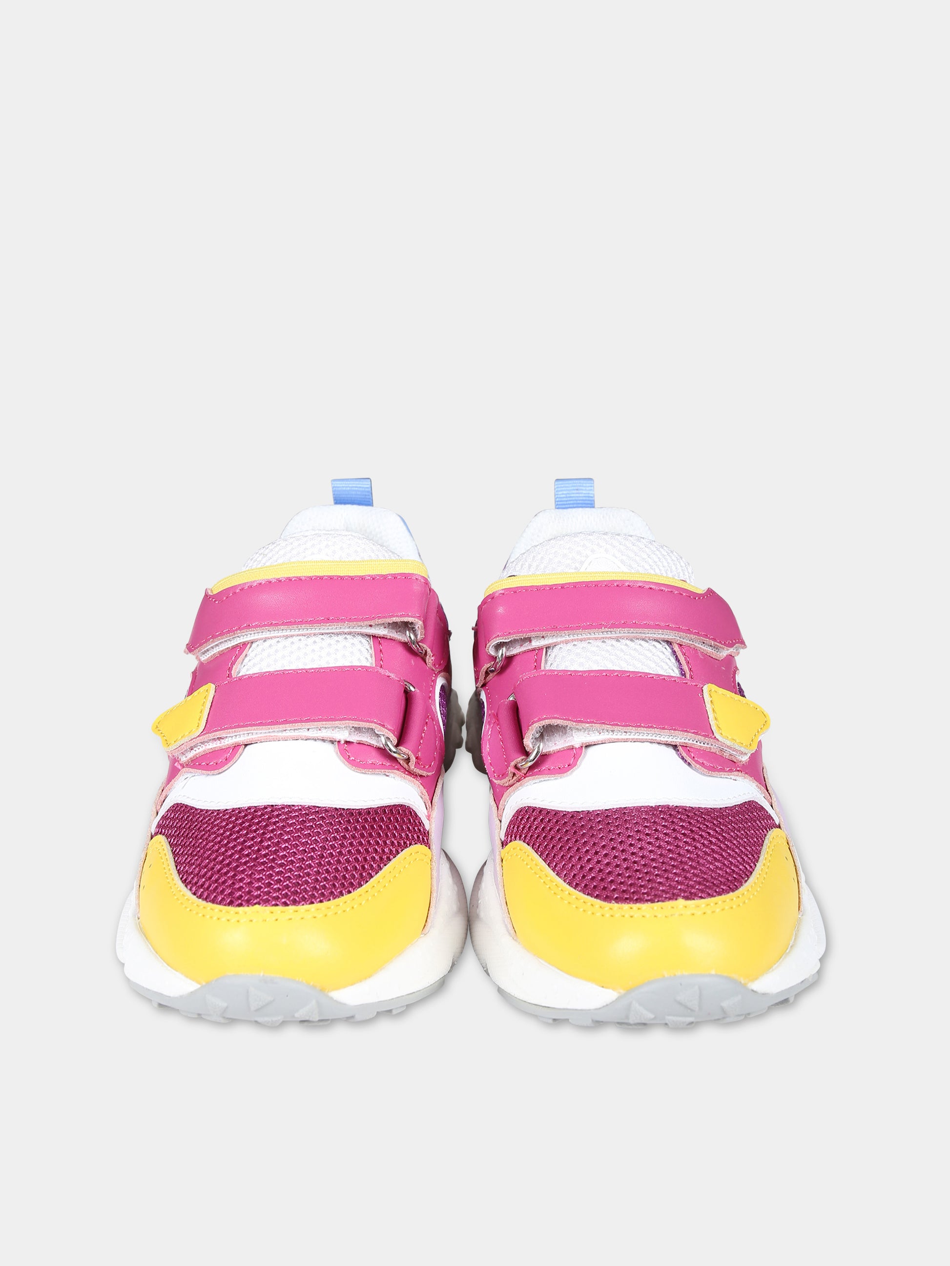 Sneakers multicolor Akio per bambina,Flower Mountain,1G14 001 2016996 08