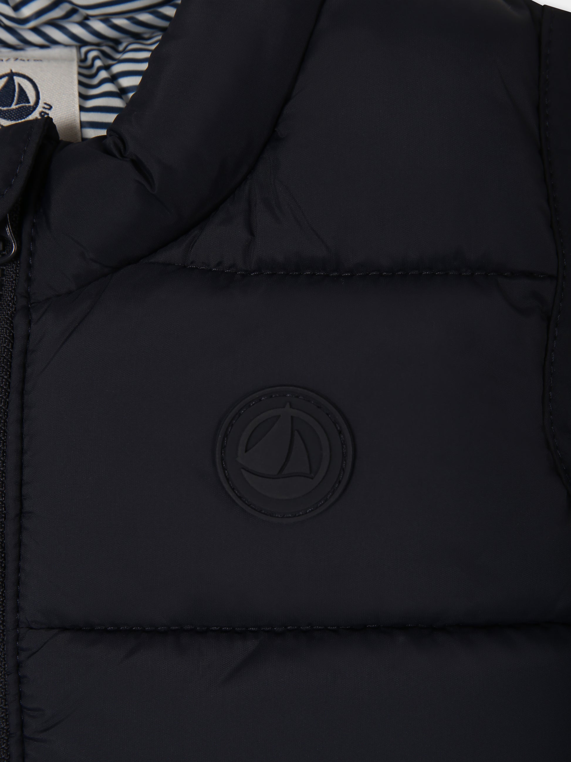 Gilet blu per neonato,Petit Bateau,A09JW 02 SMOKING