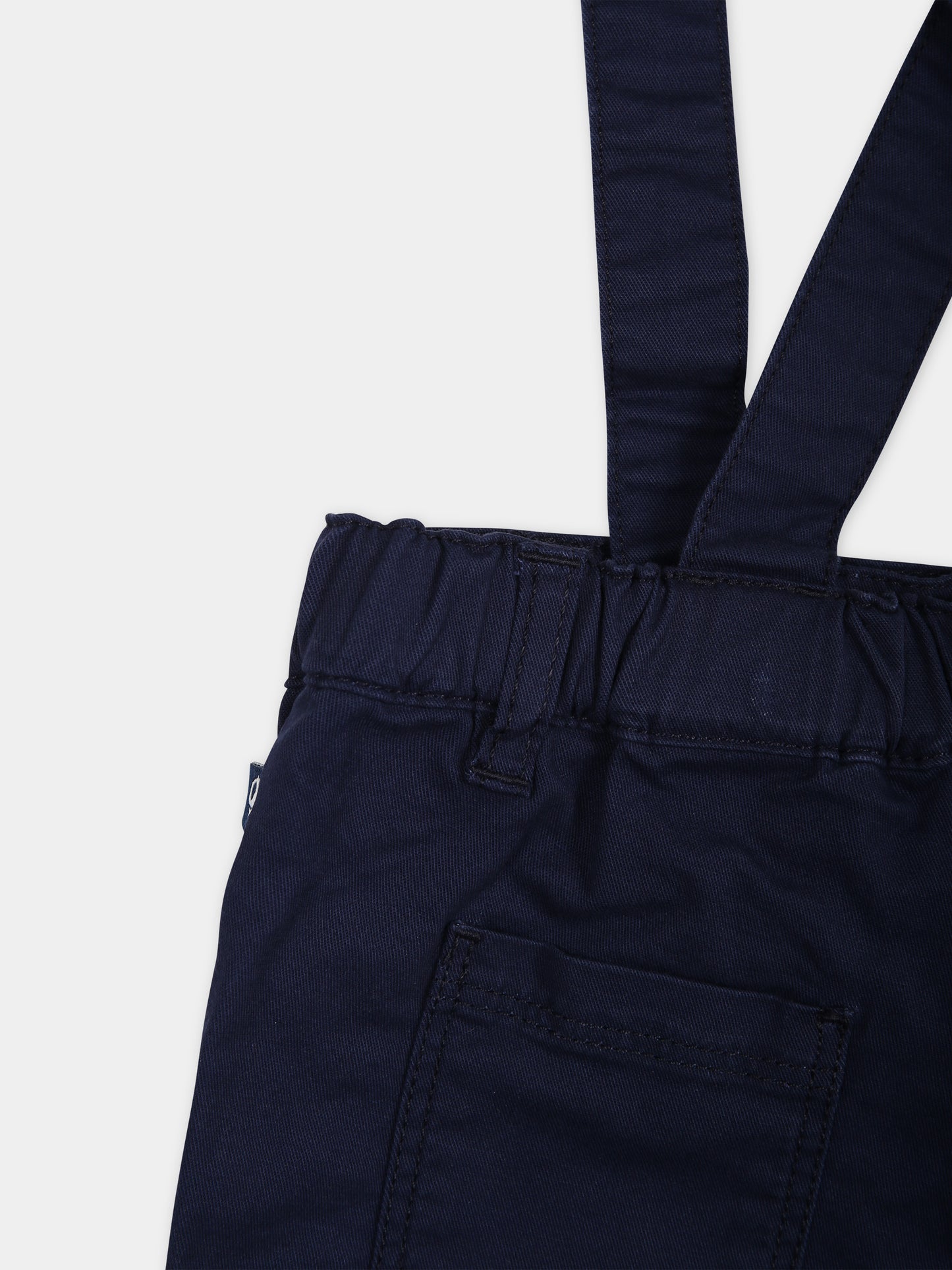 Salopette blu per neonato,Petit Bateau,A09MJ 01 MEDIEVAL