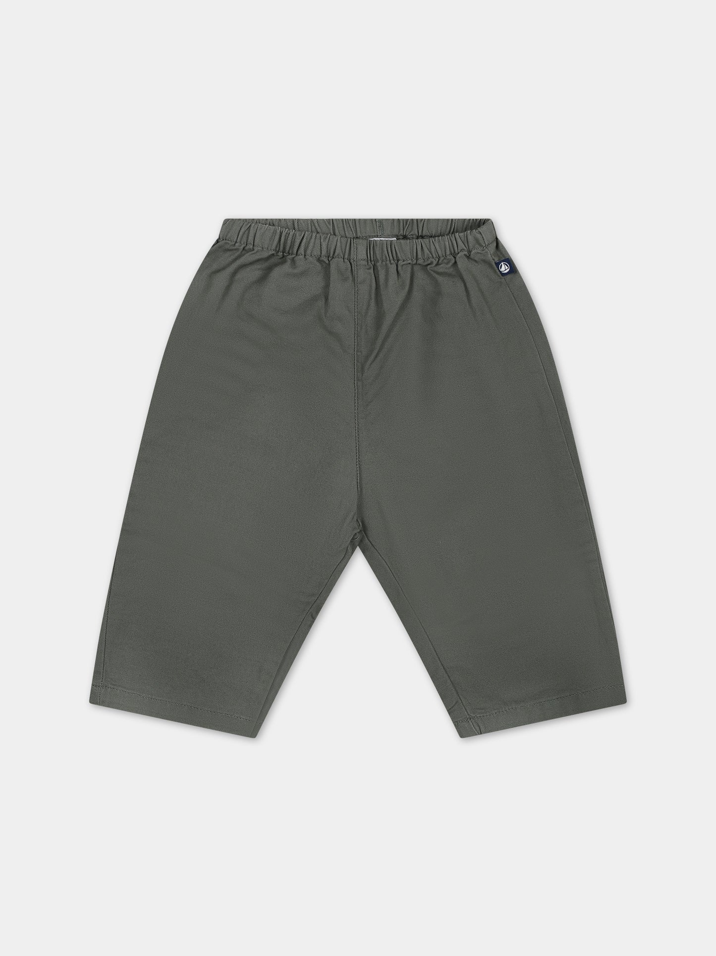 Pantaloni verdi per neonato,Petit Bateau,A09O8 03 CROCO