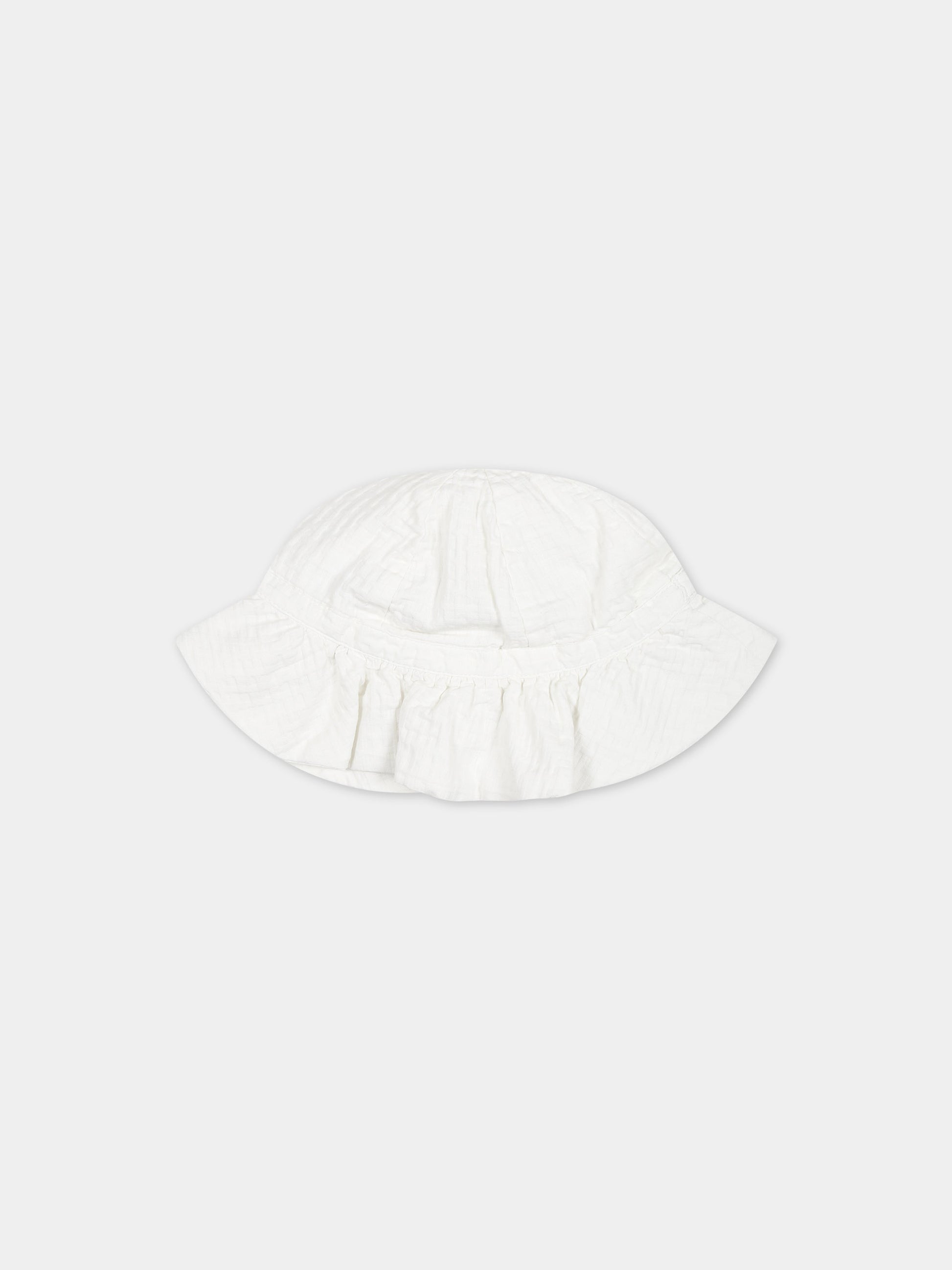 Cloche bianca per neonata,Petit Bateau,A09I3 01 MARSHMALLOW