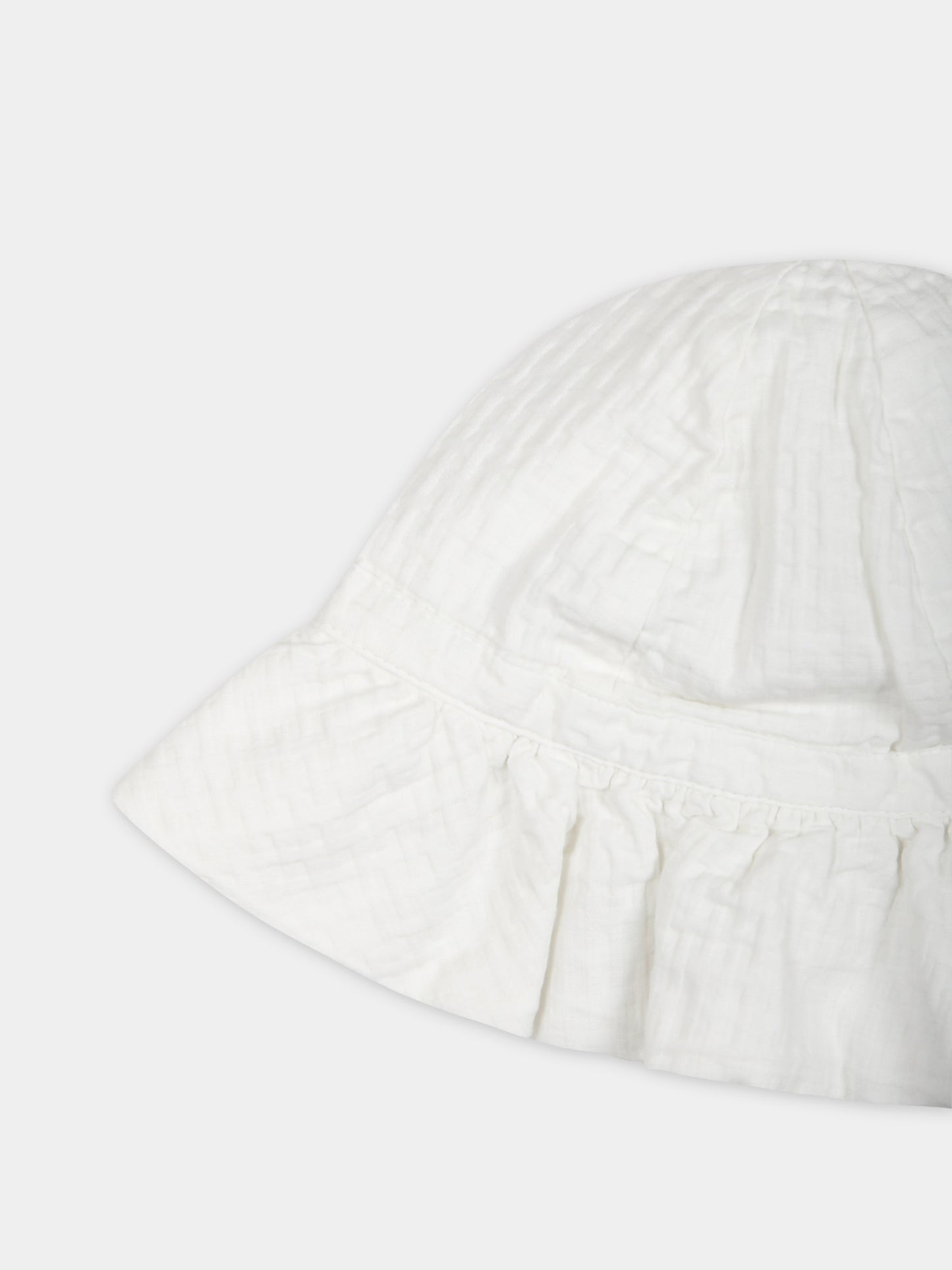 Cloche bianca per neonata,Petit Bateau,A09I3 01 MARSHMALLOW