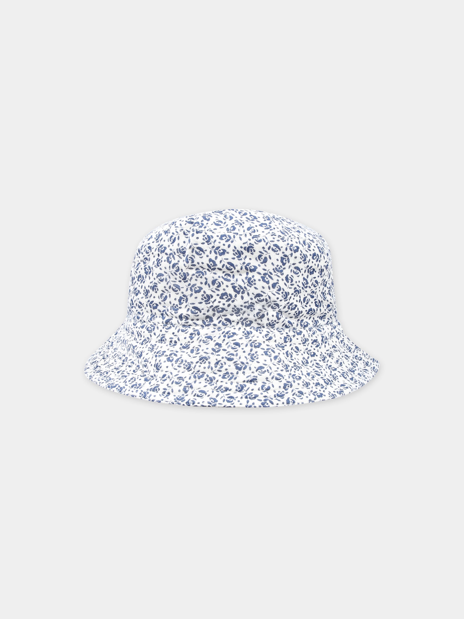 Cloche bianca per bambina con fiori,Petit Bateau,A09IG 01 AVALANCHE/INCOGNITO