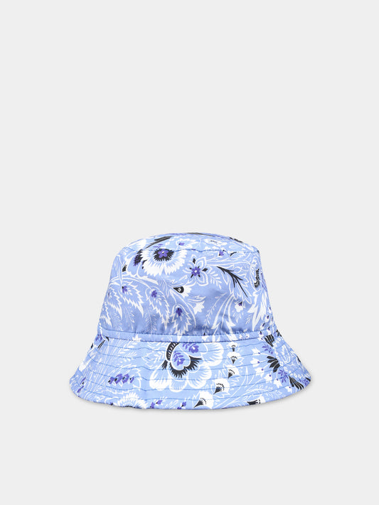 Cloche celeste per bambini con motivo paisley,Etro,GU0P17 P0417 654AV