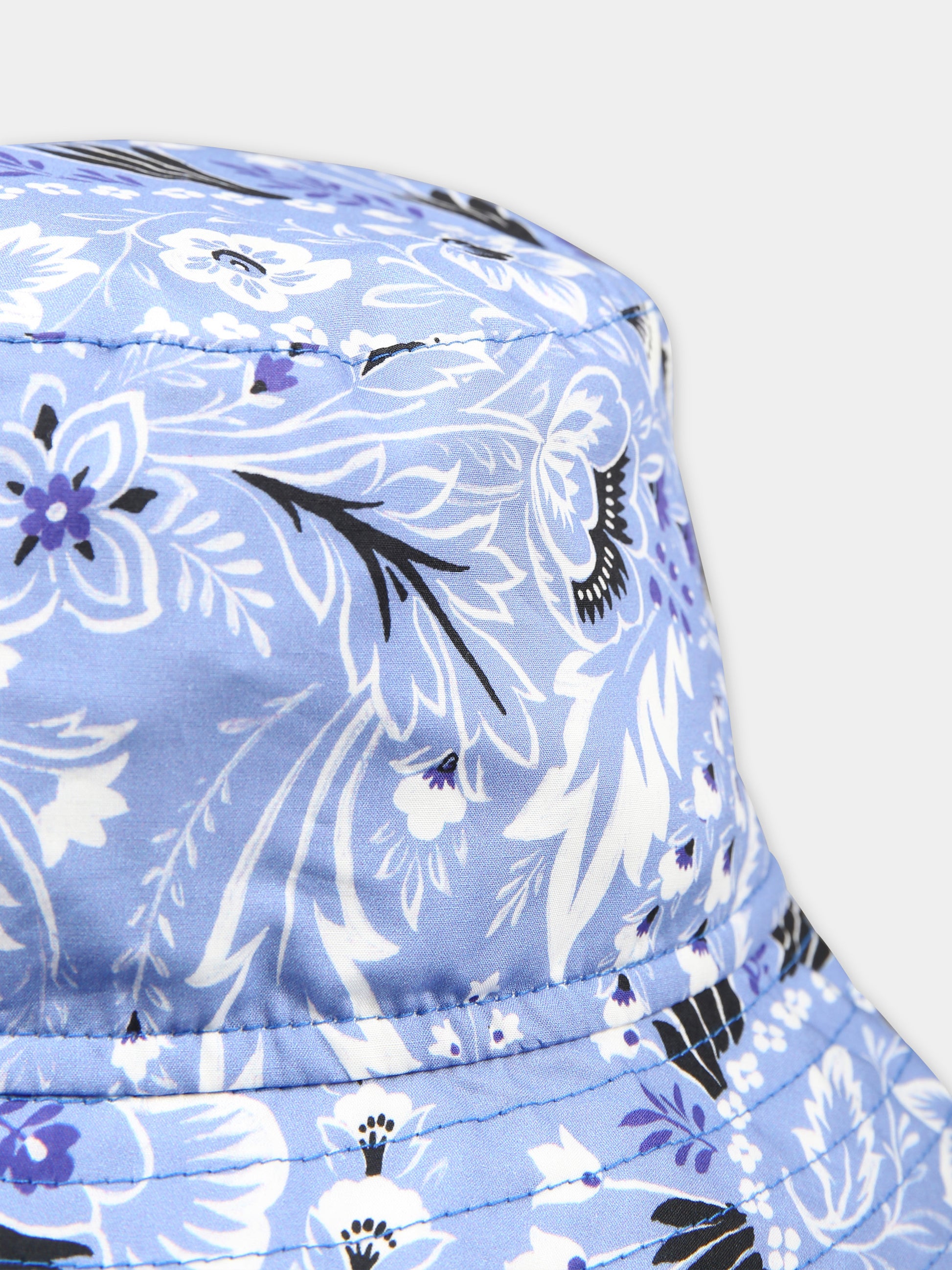 Cloche celeste per bambini con motivo paisley,Etro,GU0P17 P0417 654AV