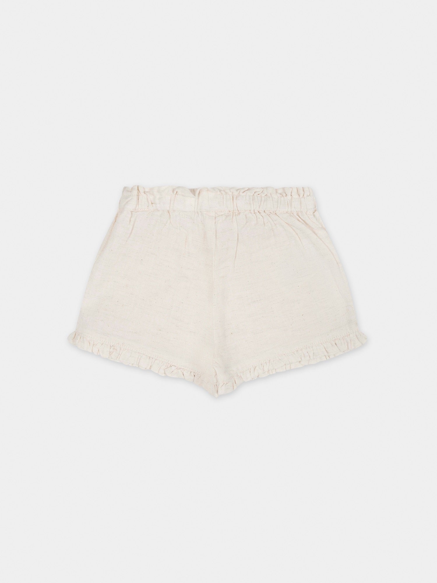 Shorts beige per neonata,Mayoral,1212 077