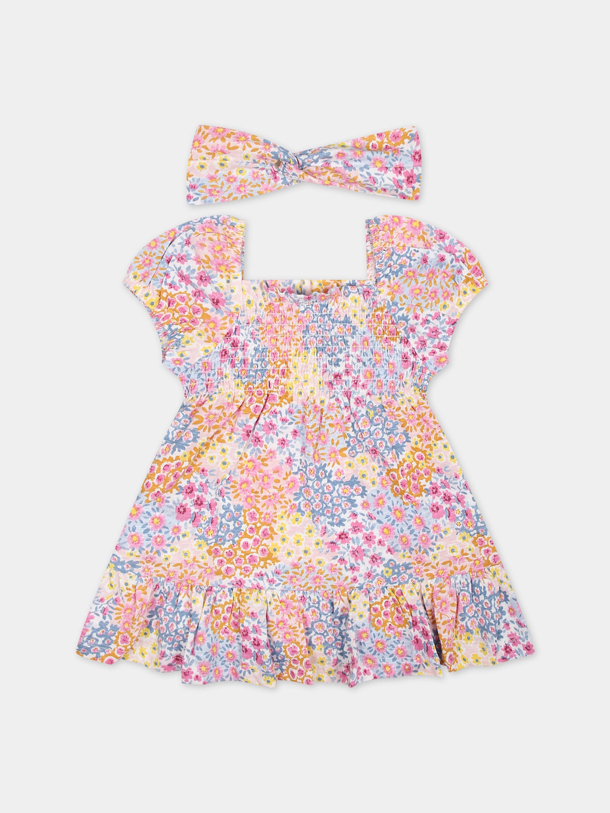 Vestito multicolor per neonata,Mayoral,1923 020