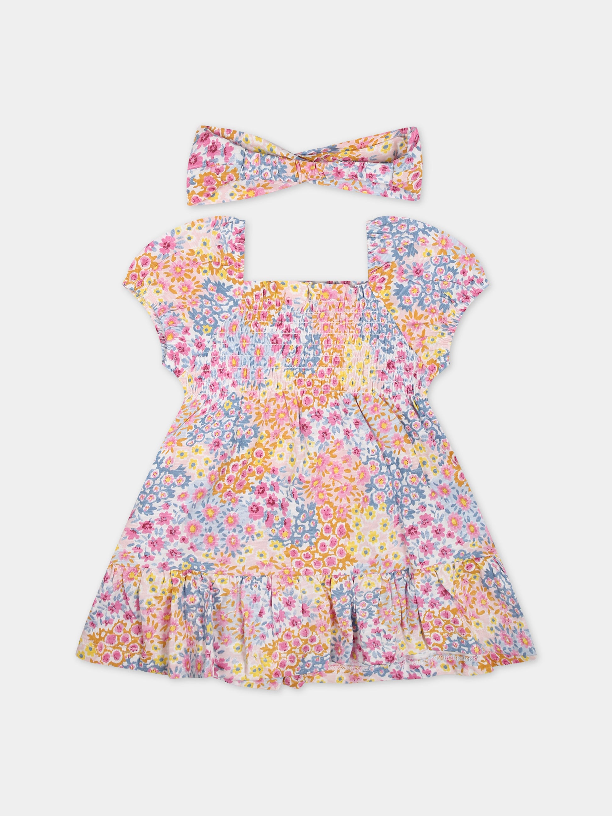 Vestito multicolor per neonata,Mayoral,1923 020