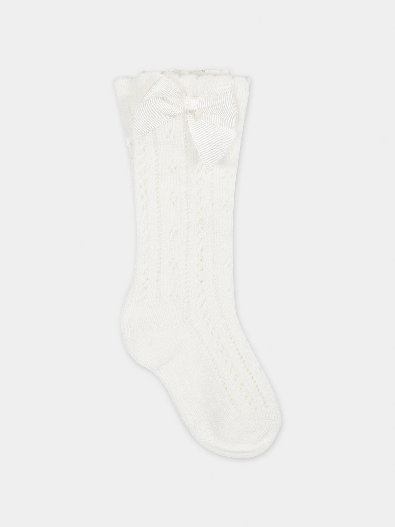 Calzini avorio per neonata,Mayoral,10653 025