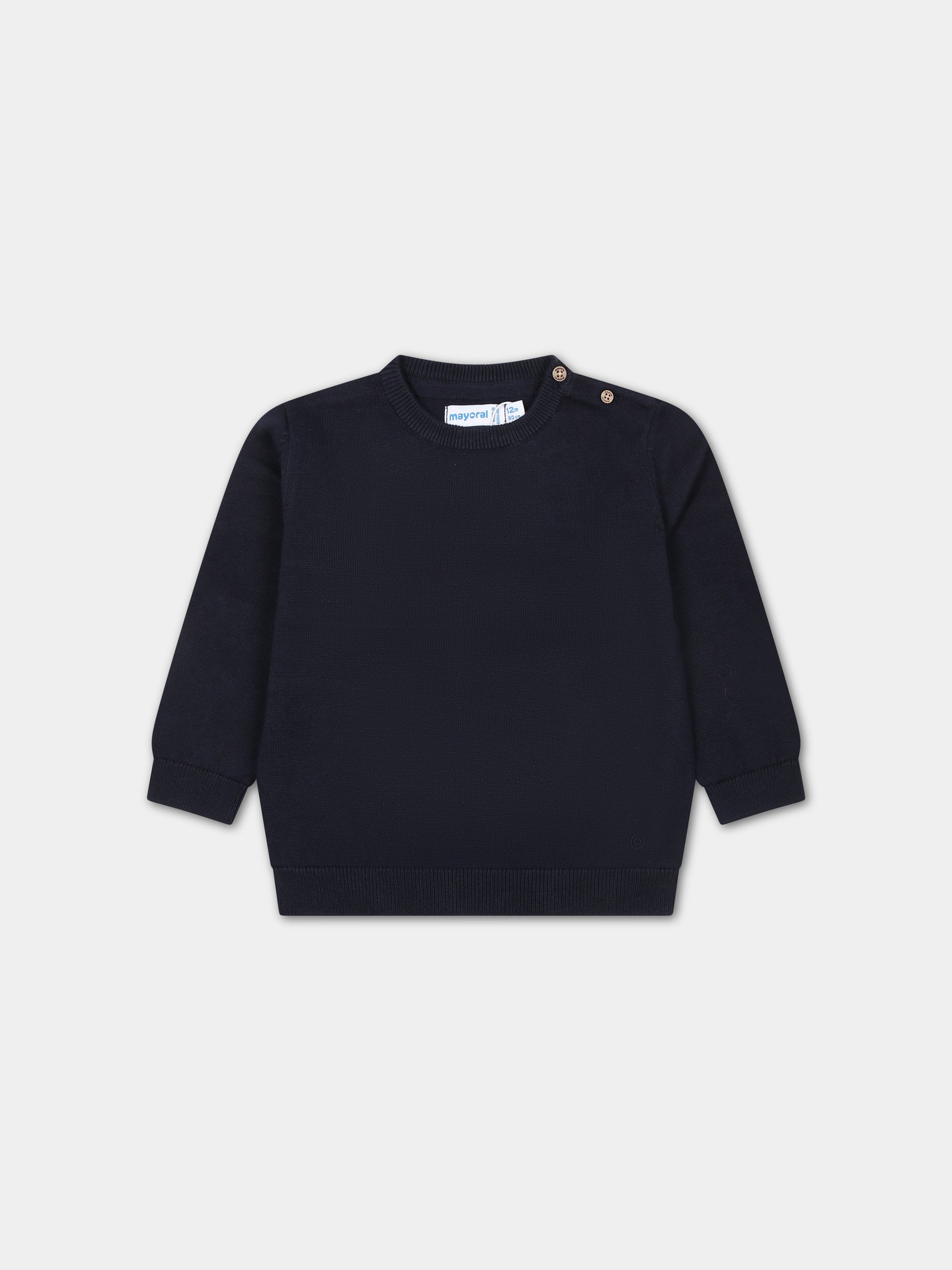 Maglione blu per neonato,Mayoral,303 047