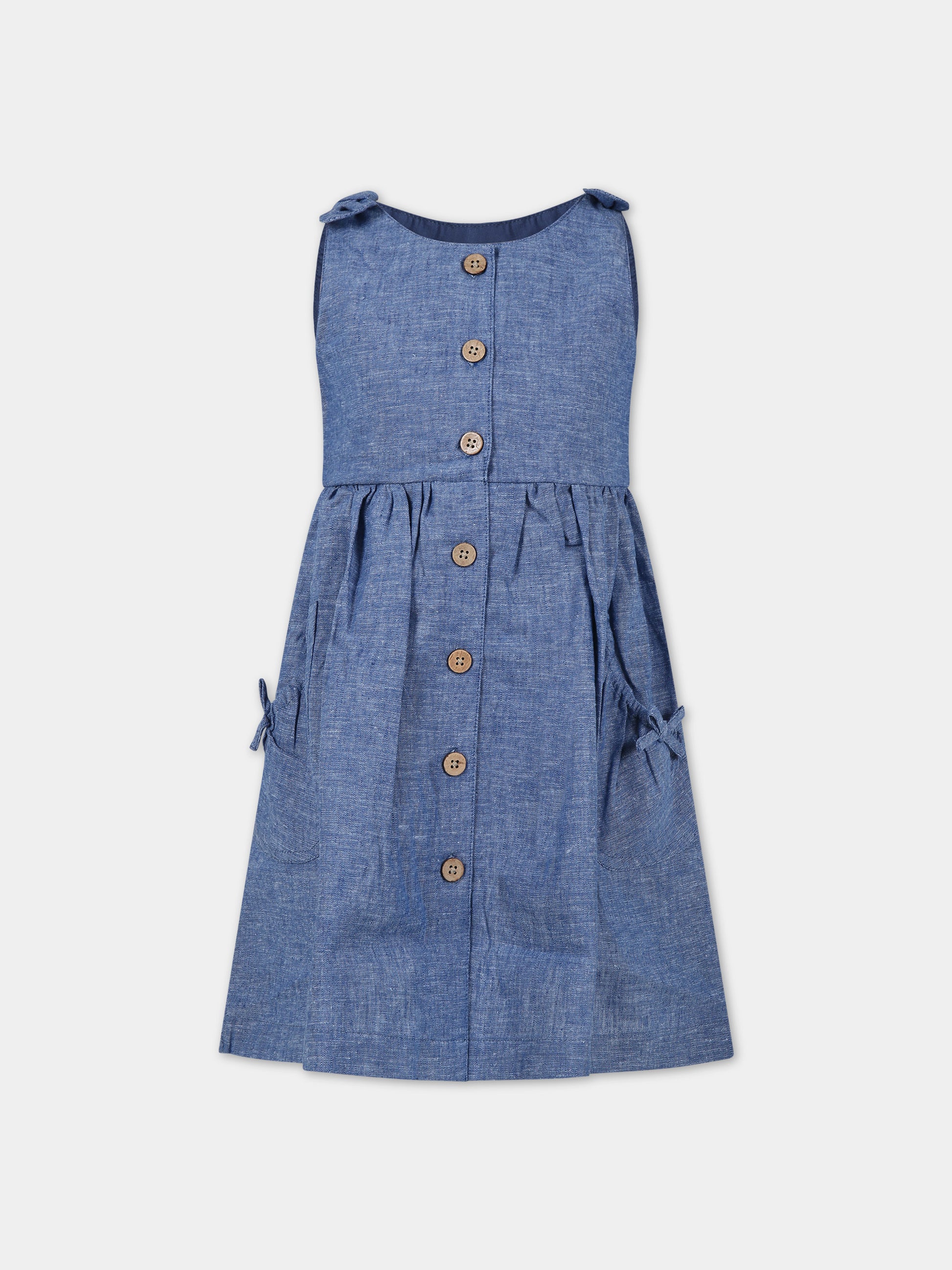 Vestito in denim per bambina,Mayoral,3928 030