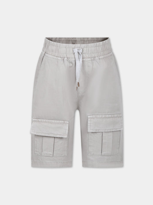 Shorts casual grigio per bambino,Eleventy,EU6P99 Z1934 900