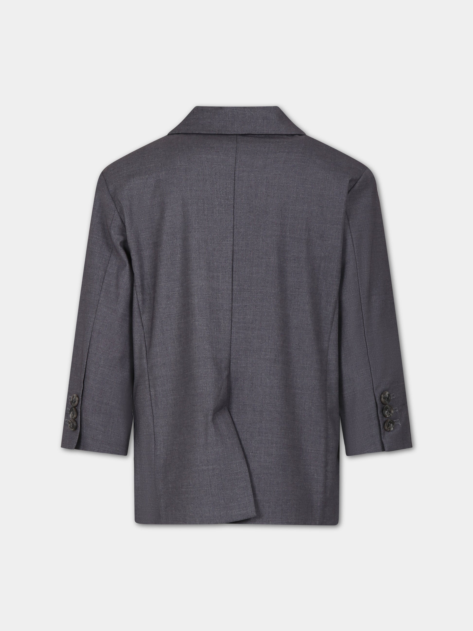 Giacca grigia per bambina,Douuod Kids,DU2P34 I0194 811