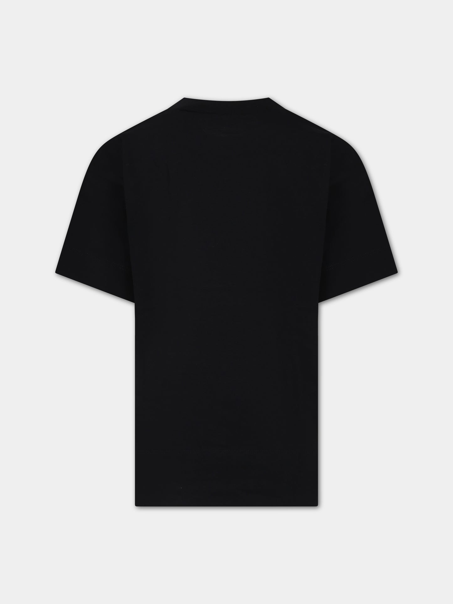 T-shirt nera per bambina,N°21 Kids,N21617 N0153 0N900