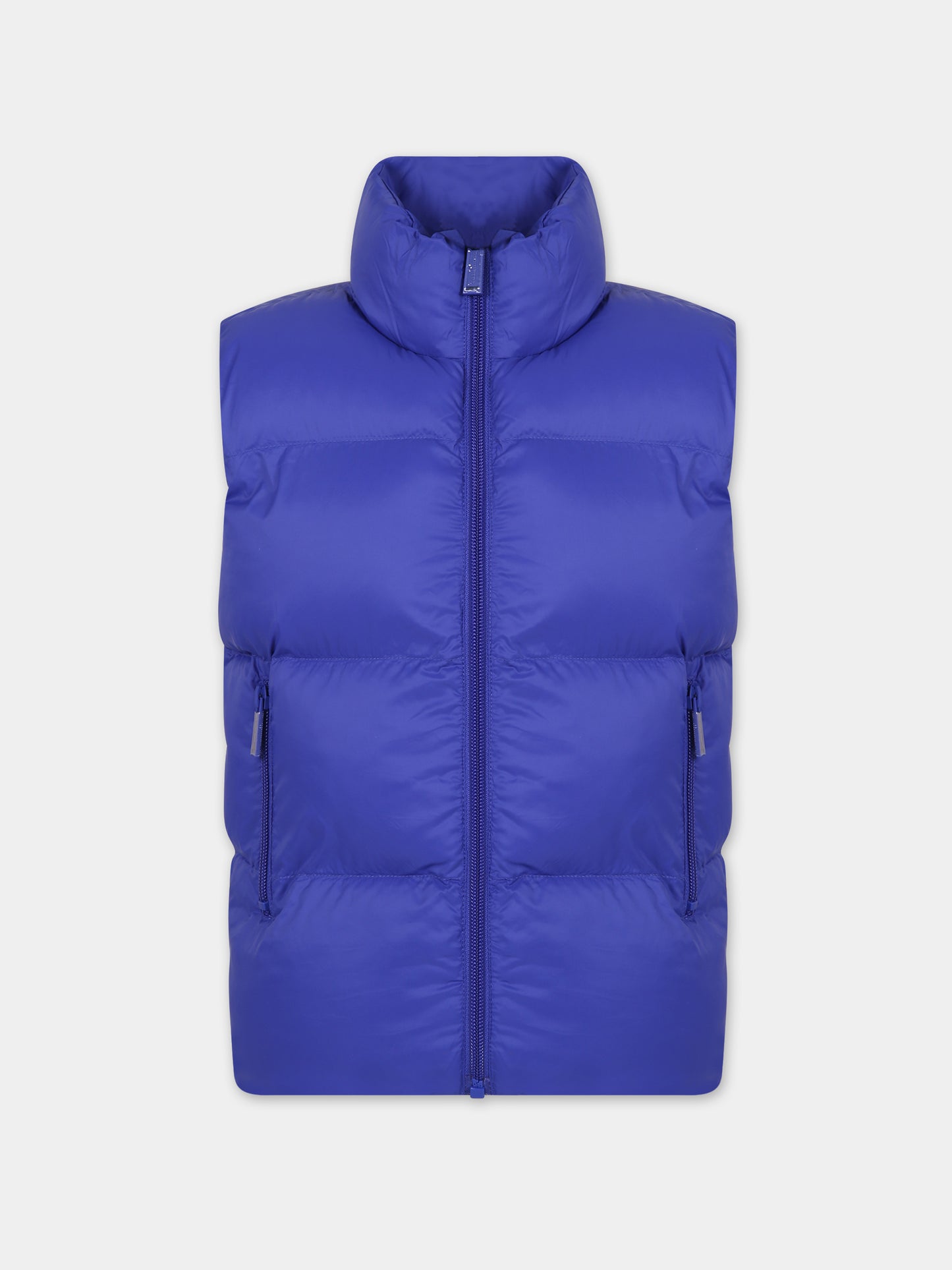 Gilet azzurro per bambino con logo bianco,Dsquared2,DQ1475 D009D DQ870
