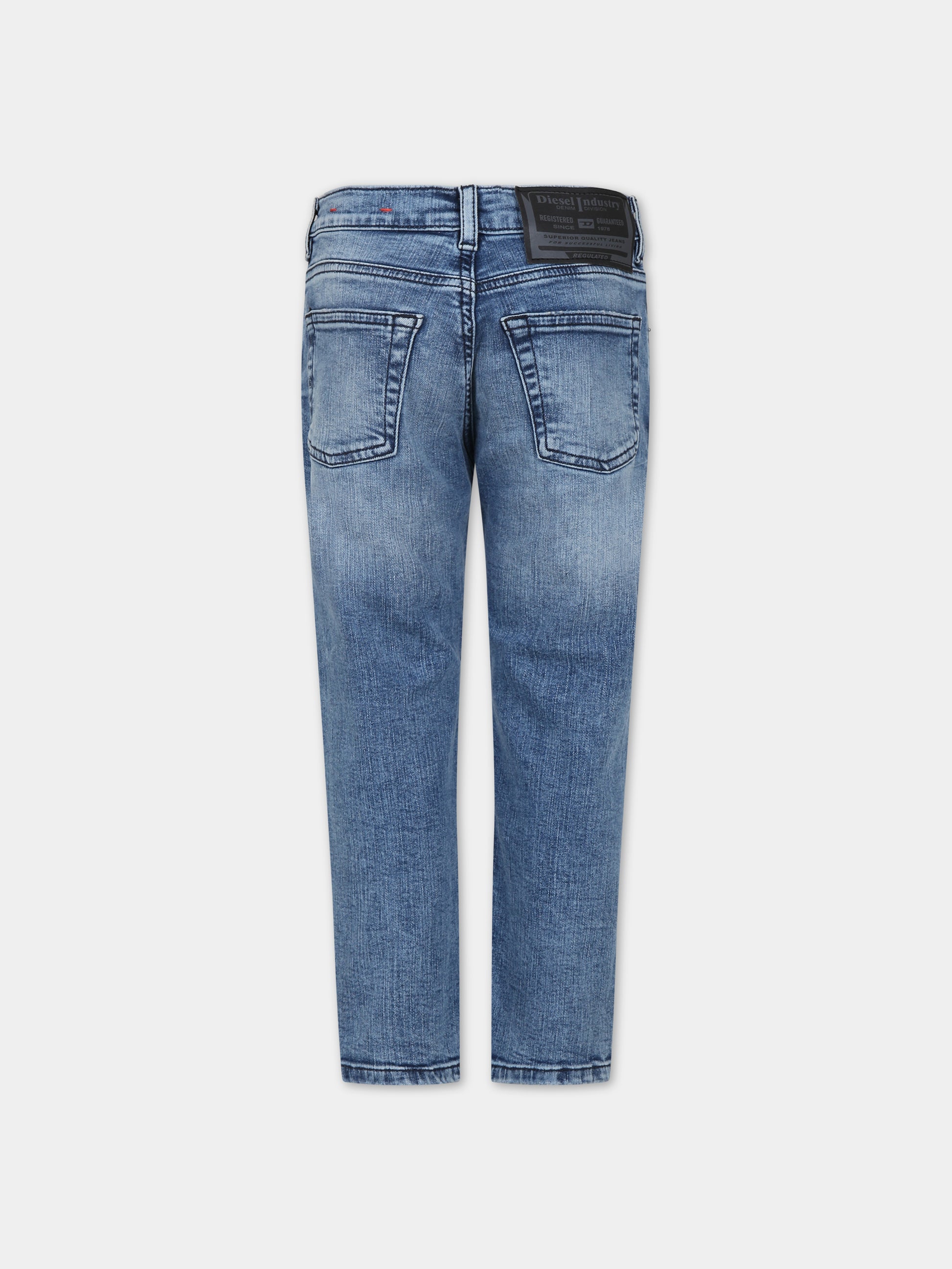Jeans blu per bambino con logo,Diesel,J00981 KXBHP K01