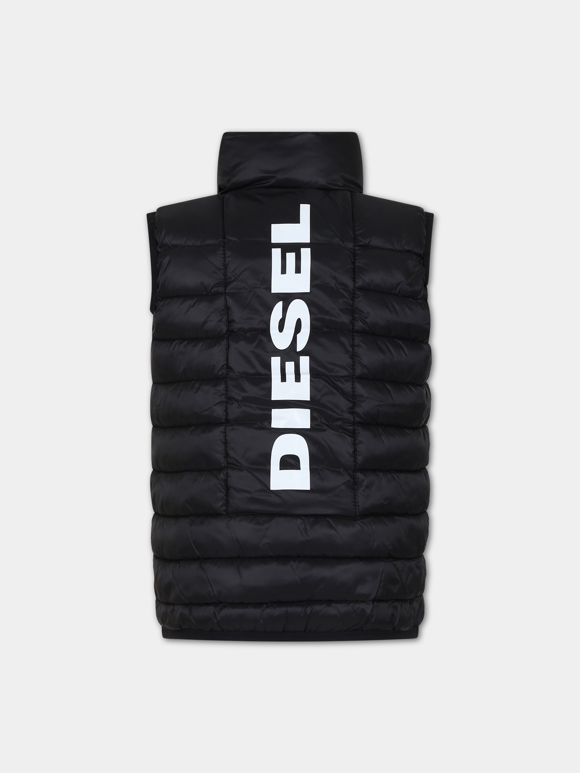 Piumino nero per bambini,Diesel,J01087 KXBDY K900