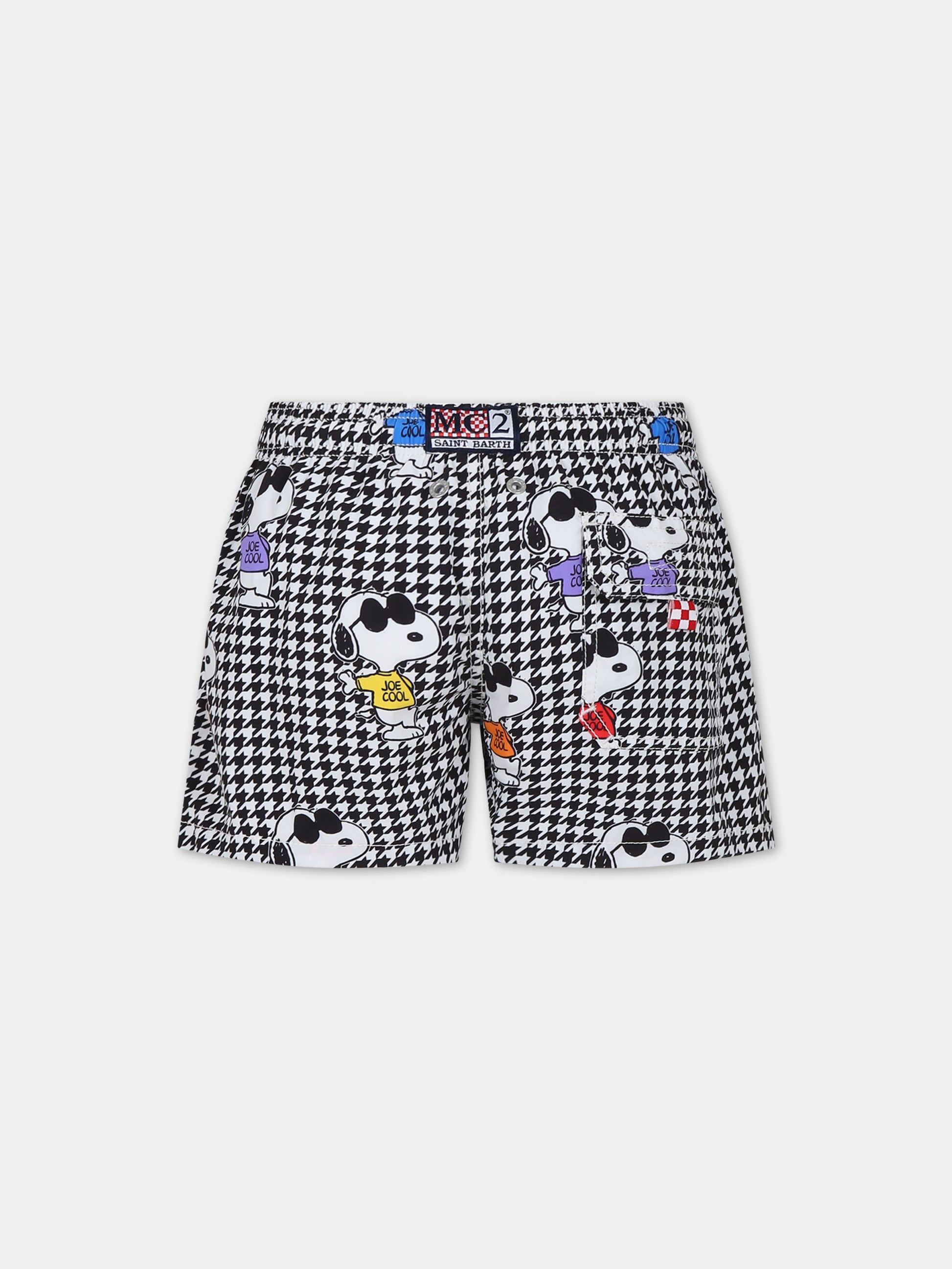 Boxer mare nero per bambino con Snoopy,Mc2 Saint Barth,JEA0001 02577F