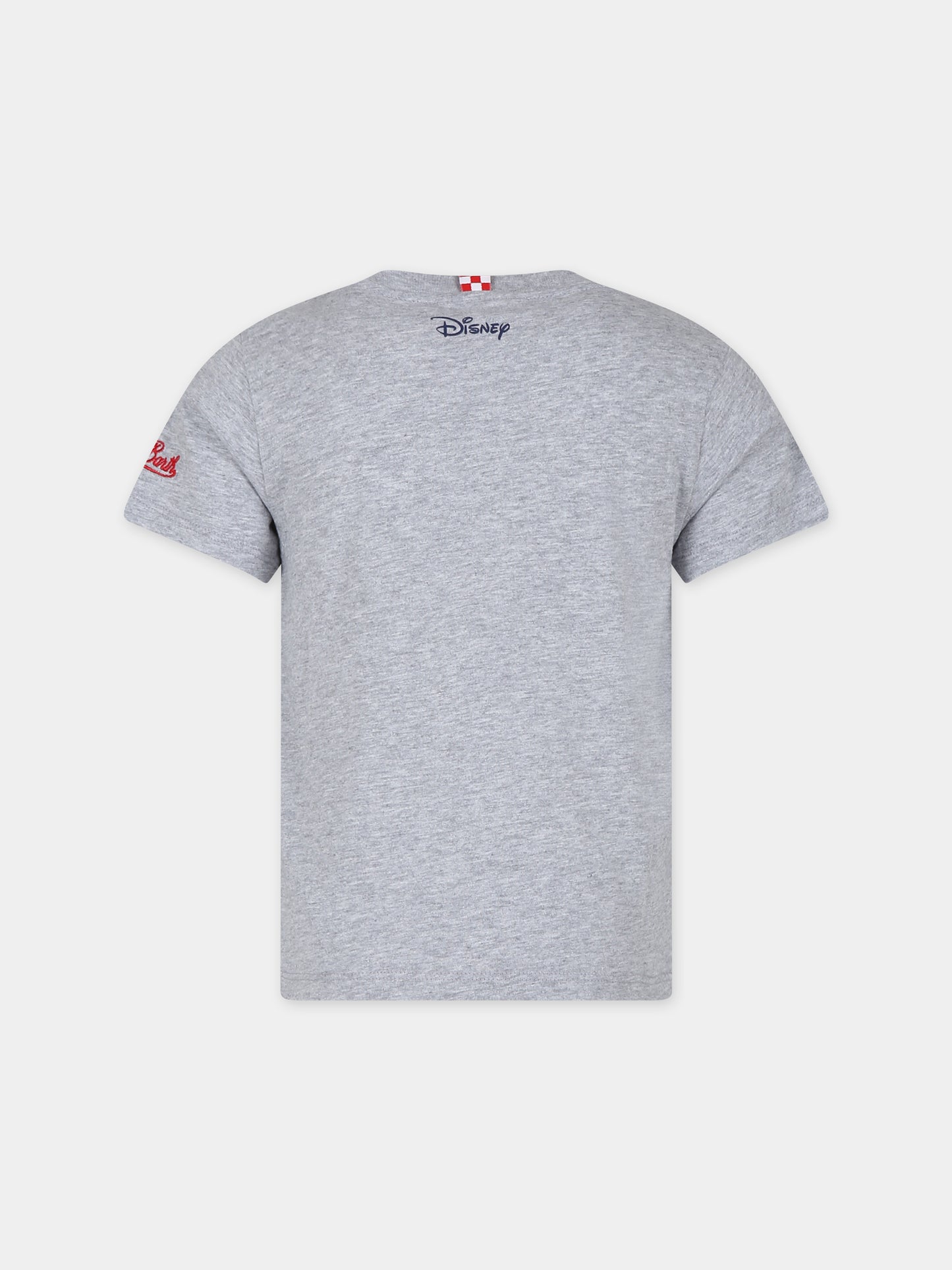 T-shirt grigia per bambino con stampa Topolino,Mc2 Saint Barth,TSH0001 03263F