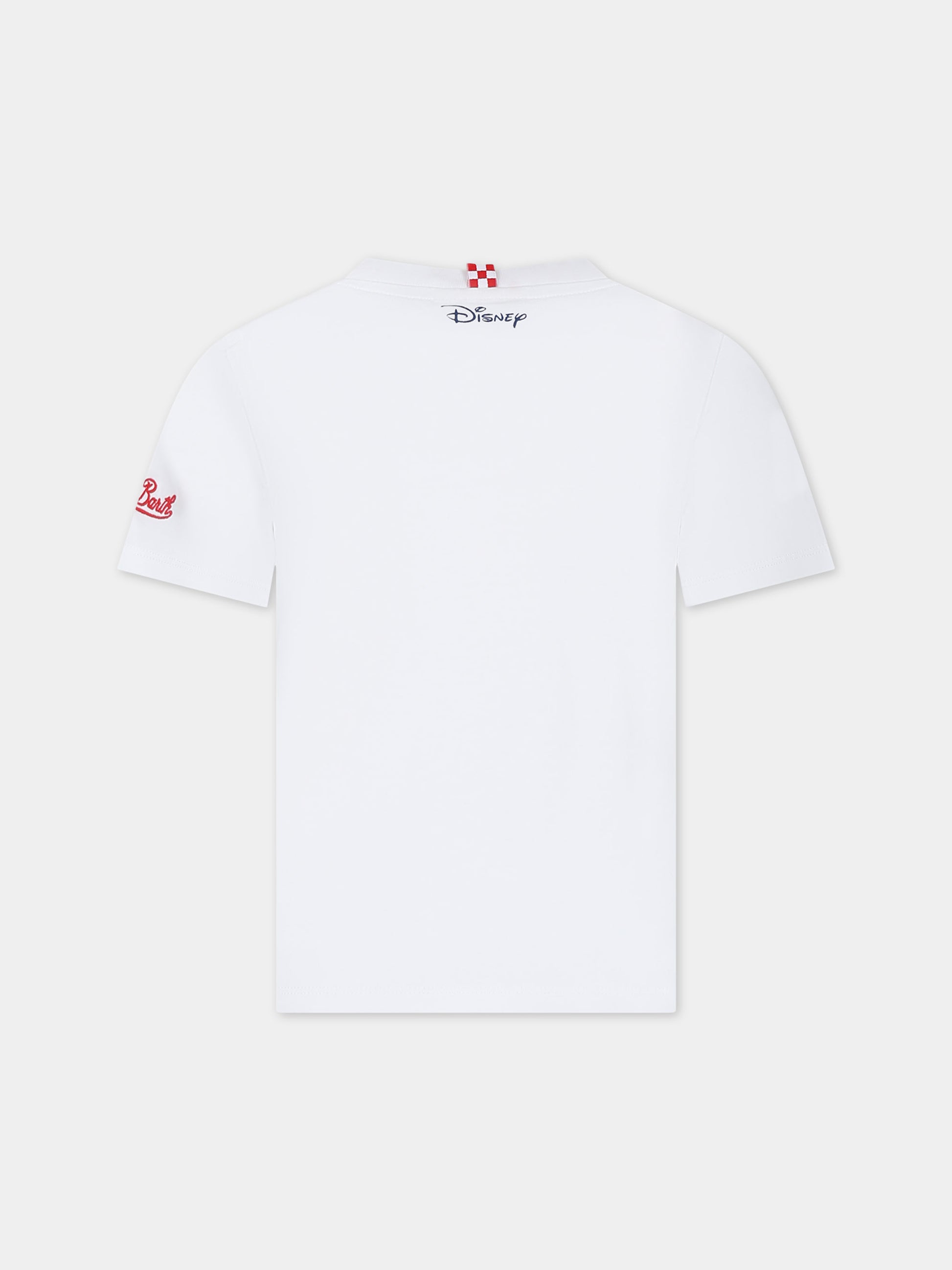 T-shitrt bianca per bambino con Topolino,Mc2 Saint Barth,TSH0001 00601F