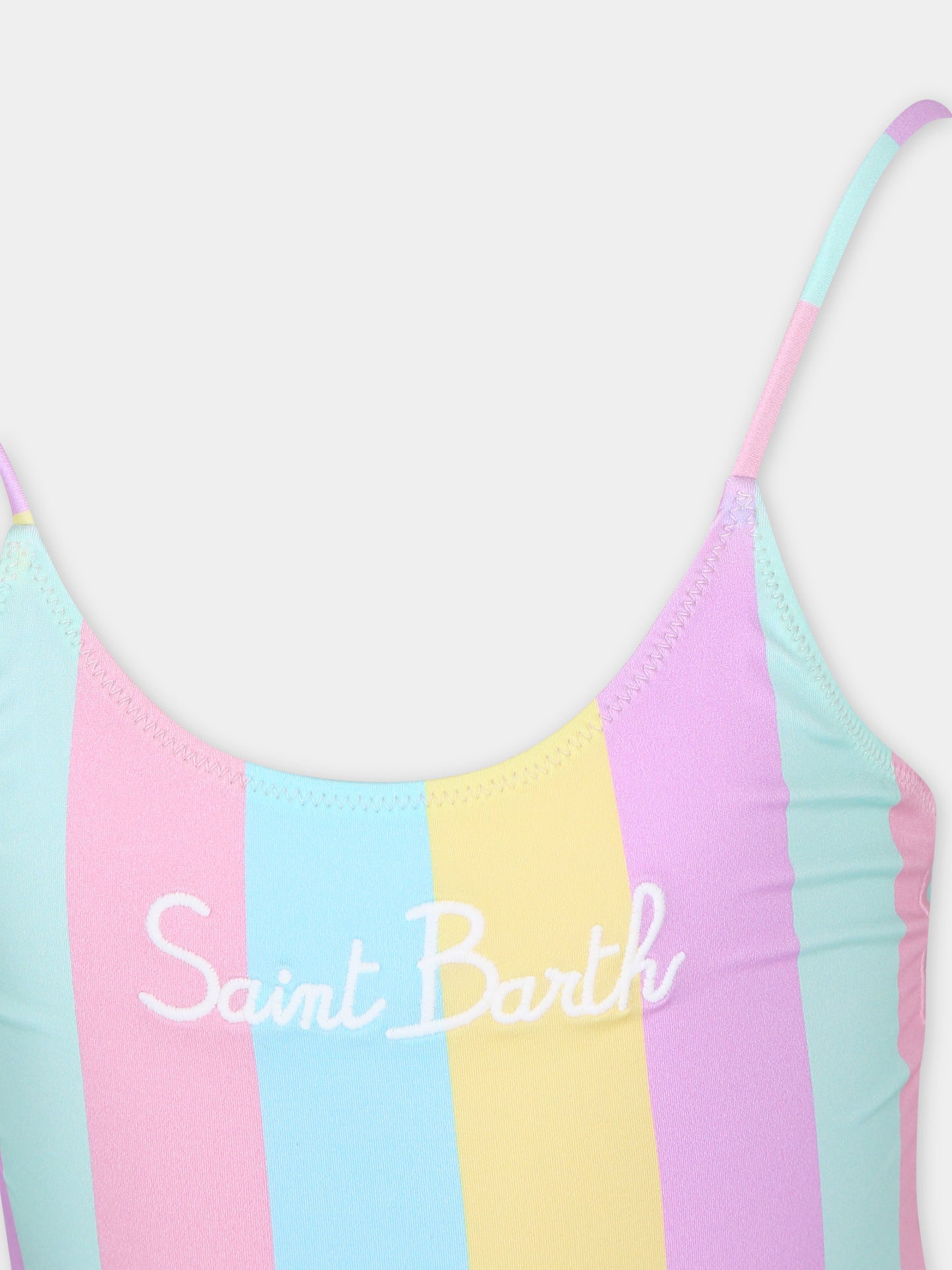 Costume multicolor per bambina con logo,Mc2 Saint Barth,CEC0005 01191F