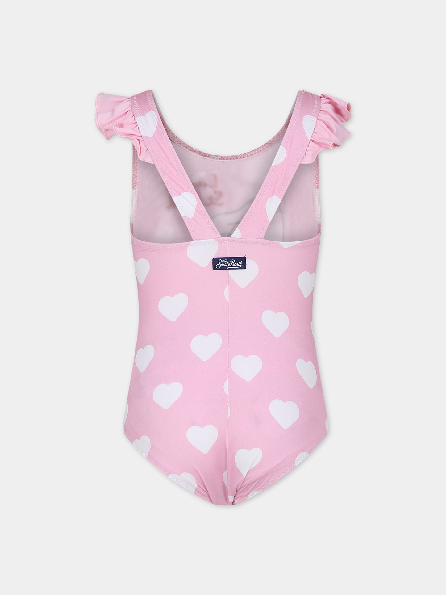 Costume intero rosa per bambina con Snoopy,Mc2 Saint Barth,CARO001 01653F