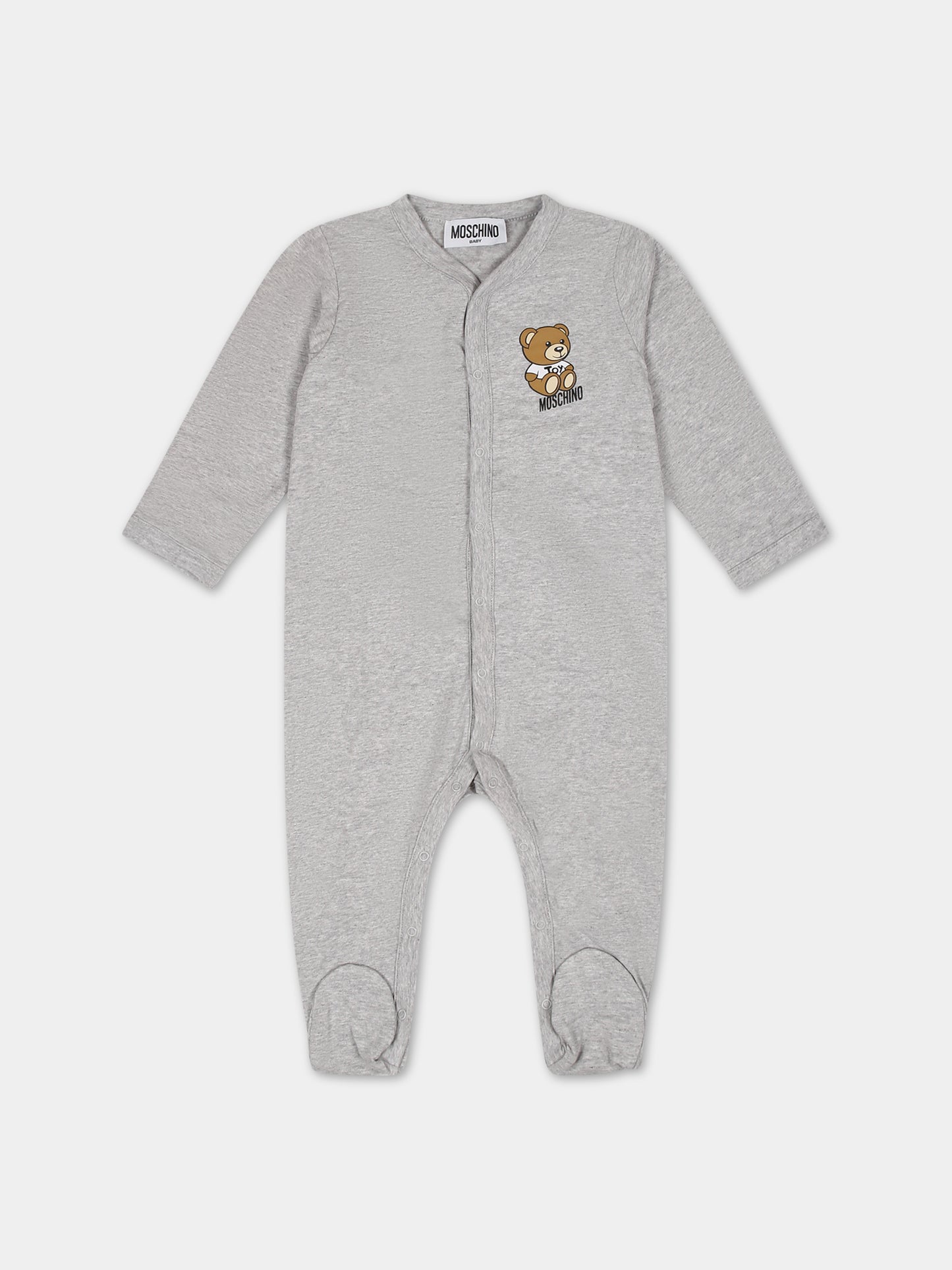 Set grigio per neonati con Teddy Bear,Moschino Kids,MUY04R LBA10 60926