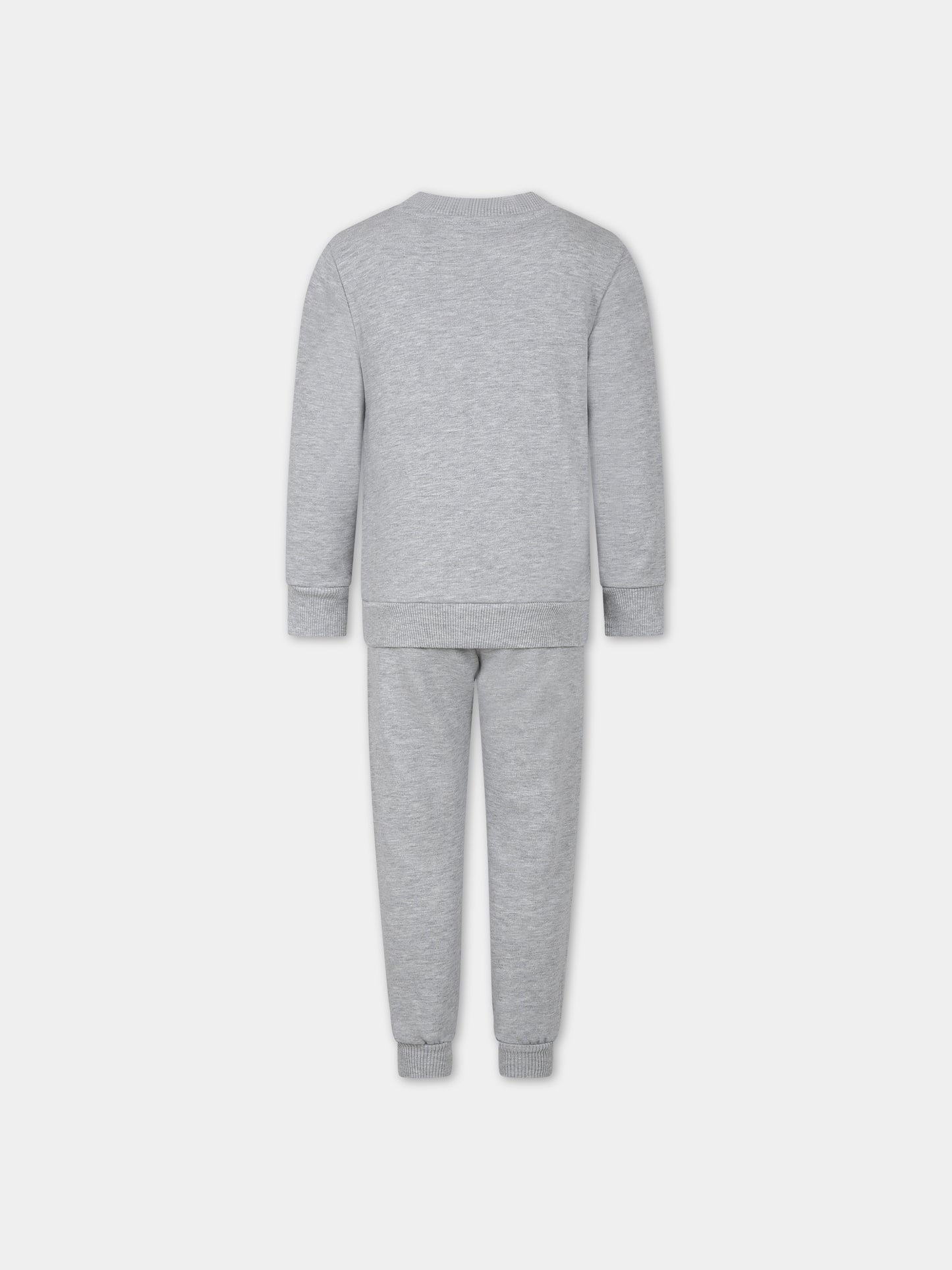 Completo grigio per bambini con Teddy Bears,Moschino Kids,HUK03E LCA32 60926