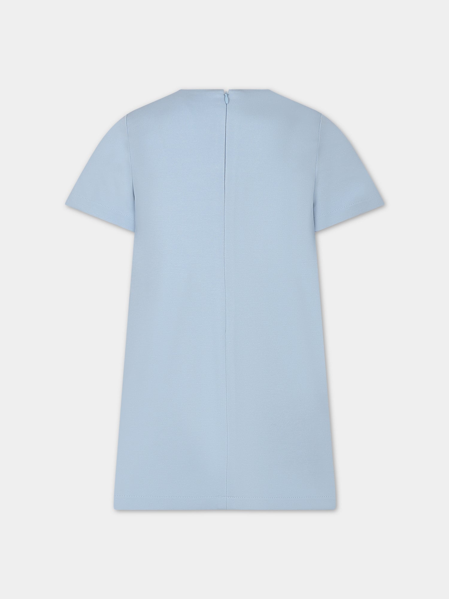 Vestito celeste per bambina,Simonetta,ST1B71 J0329 603