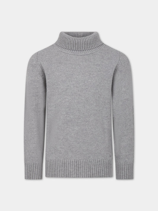 Dolcevita grigio per bambino,Paolo Pecora,PP3098 GRIGIO