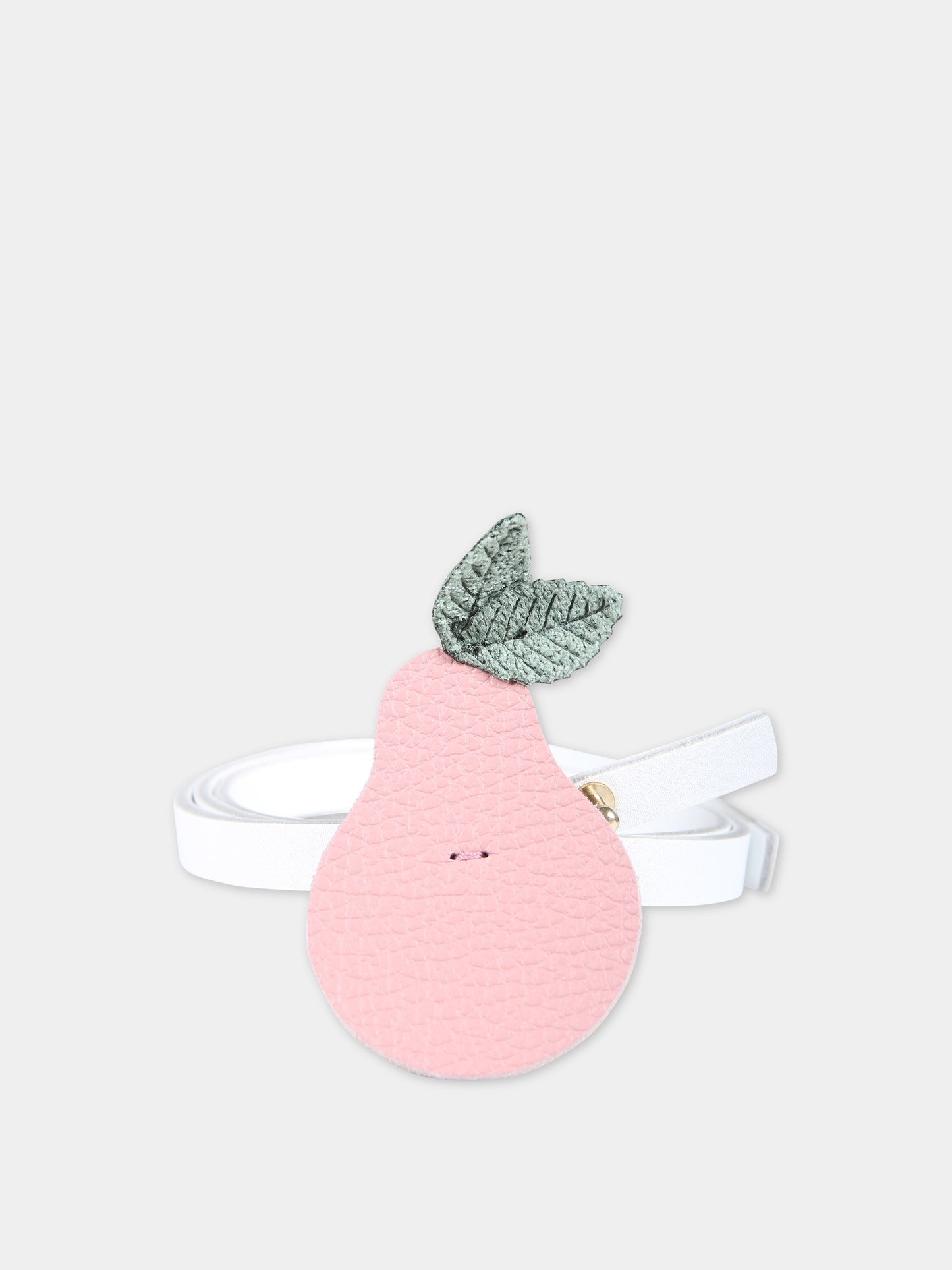 Cintura rosa per bambina con pera,Illy Trilly,FRUIT PEAR BELT