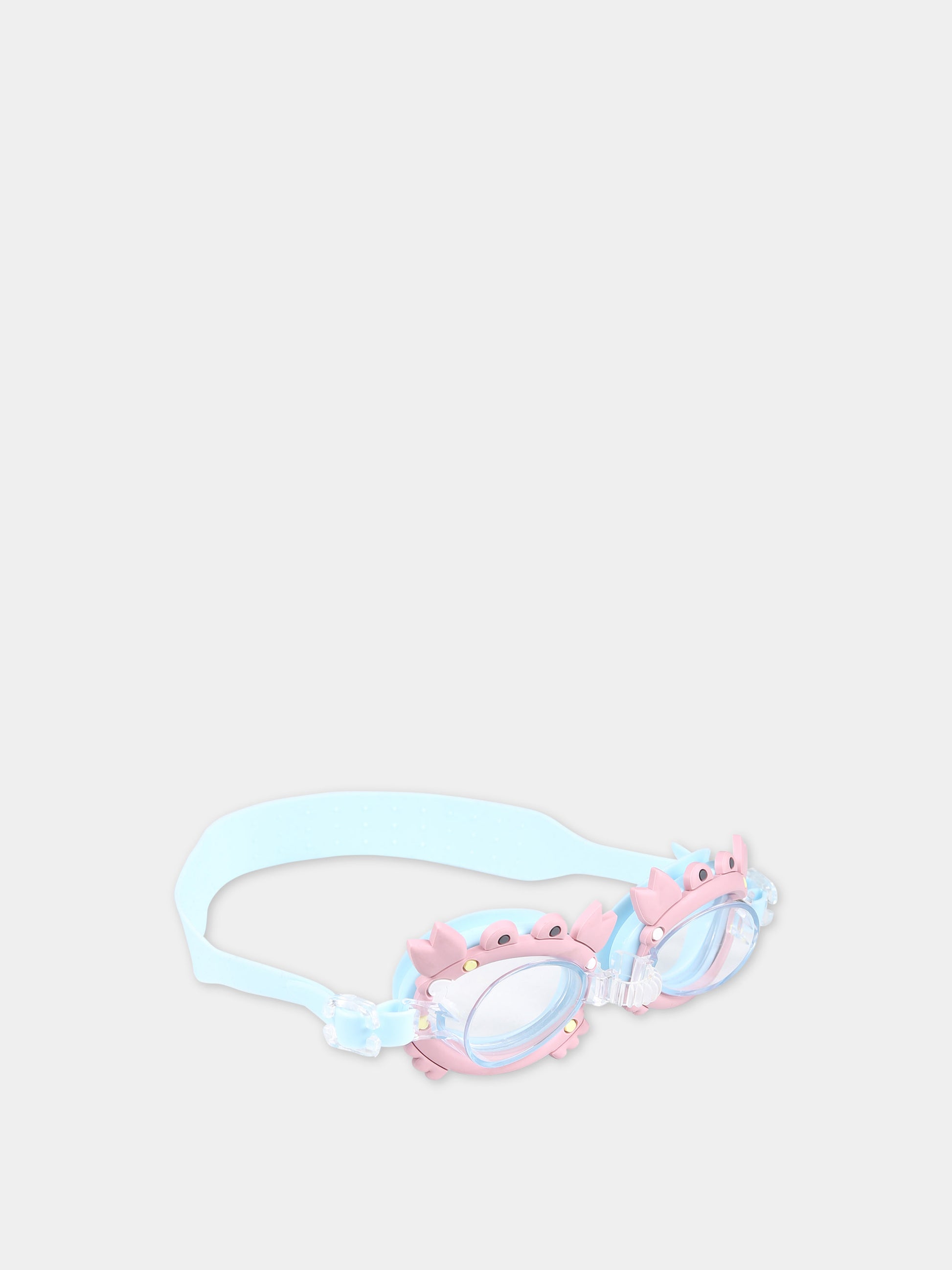 Occhialini rosa per bambini con granchi,Illy Trilly,GOOGLE CRAB PINK