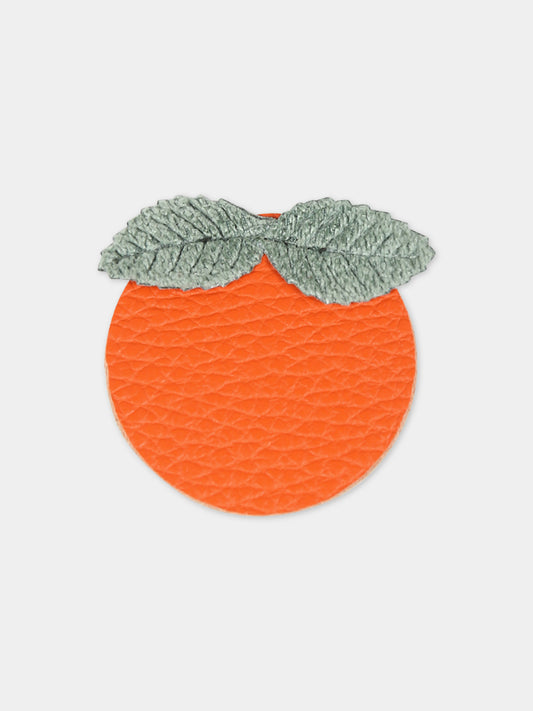 Spilla arancione per bambina con arancia,Illy Trilly,FRUIT ORANGE PIN