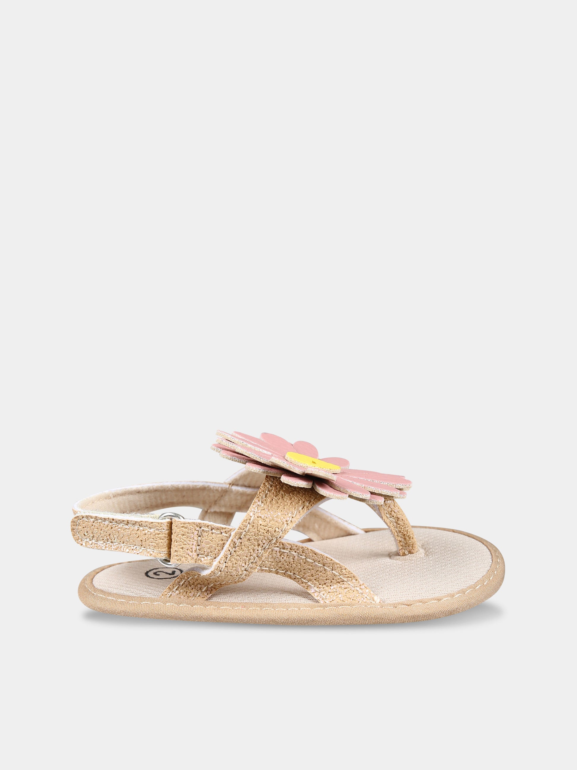 Sandali rosa per neonata con margherite,Illy Trilly,SANDALS DAISY PINK