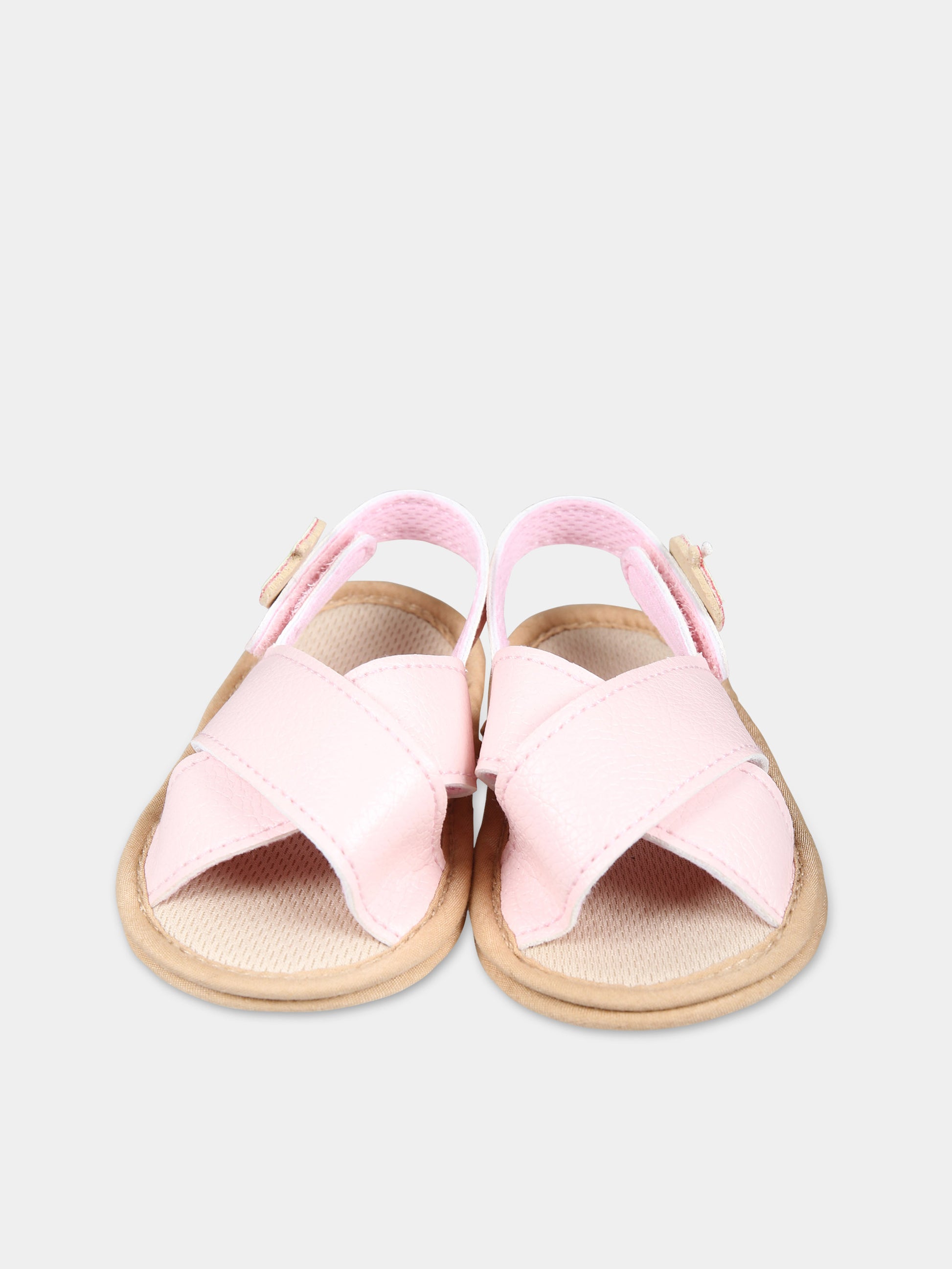 Sandali rosa per neonata con fragola,Illy Trilly,SANDALS STRAWBERRY