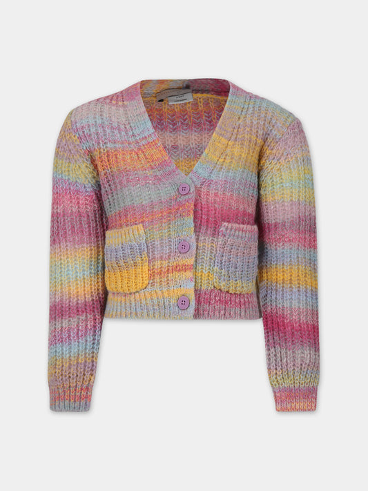 Cardigan rosa per bambina,Stella Mccartney Kids,TT9A60 Z1529 999